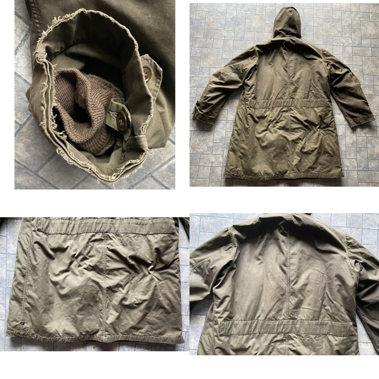 Vintage VINTAGE Parka Coat M47 Green Military Coat Parka With Pile Wool Liner Adult Large M47 Green Military Coat Parka With Pile Wool Liner Size US L / EU 52-54 / 3 - 10 Thumbnail