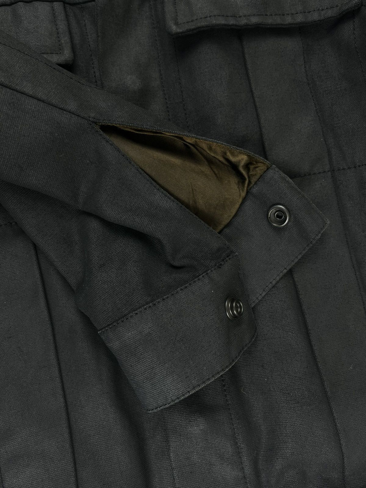 Rick Owens SS03 Rick Owens Suckerball Runway Waxed Cargo Denim Jacket Size US S / EU 44-46 / 1 - 10 Thumbnail