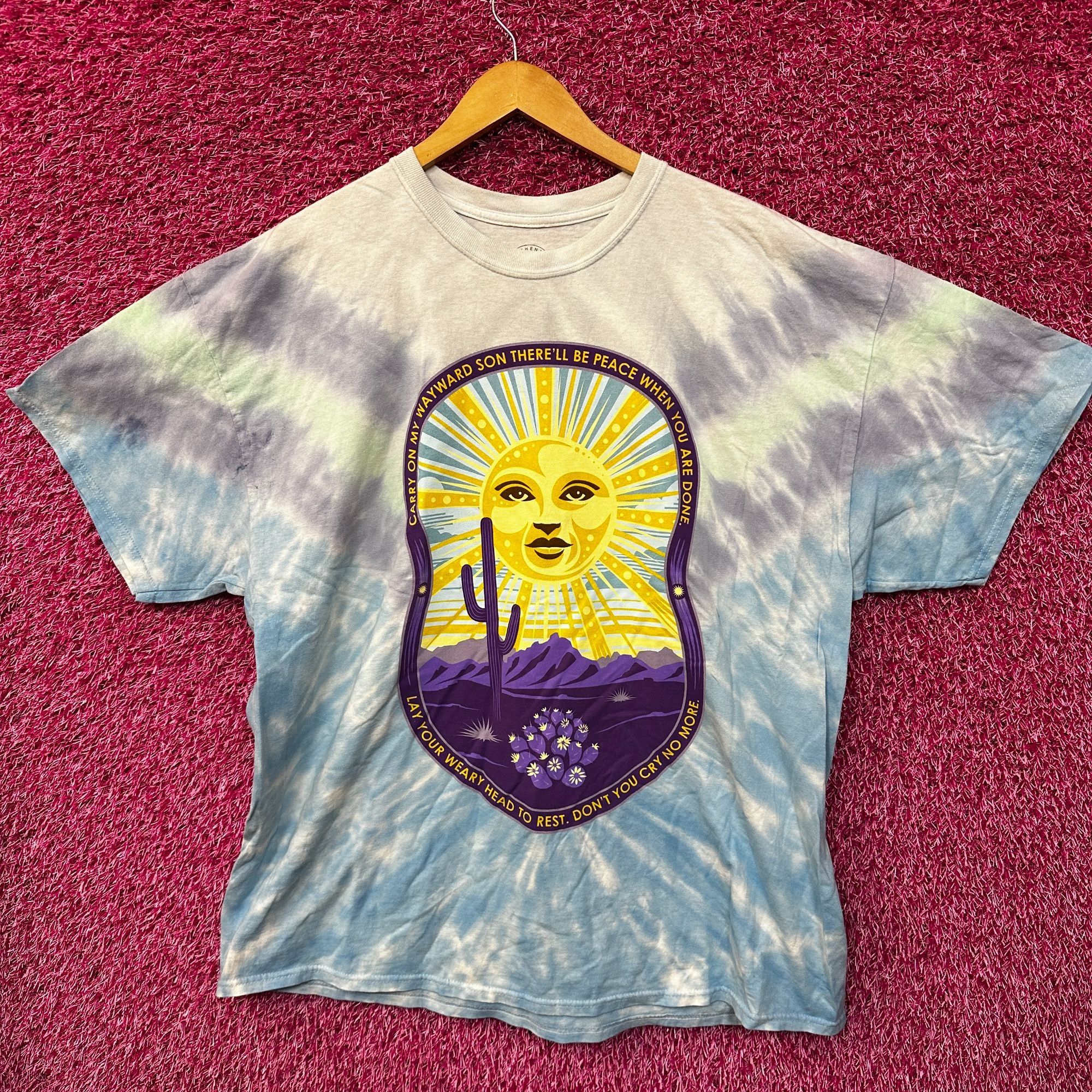 Urban Outfitters Kansas Carry On My Wayword Son Lyrircs Tie Dye Tshirt 2xl Size US XXL / EU 58 / 5 - 1 Thumbnail