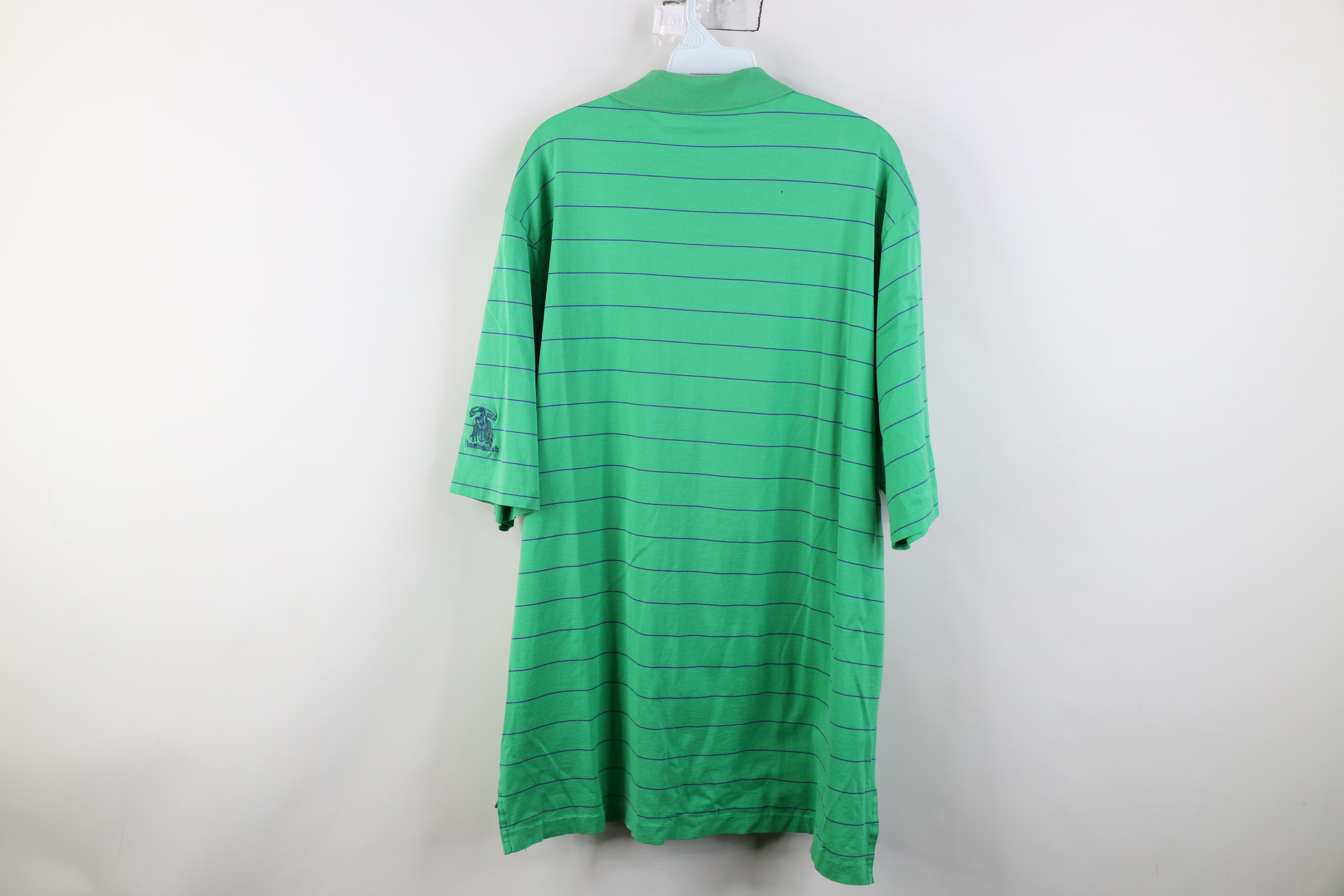 Ralph Lauren Vintage Polo Golf Ralph Lauren Striped Golfing Polo Green Size US XL / EU 56 / 4 - 13 Thumbnail
