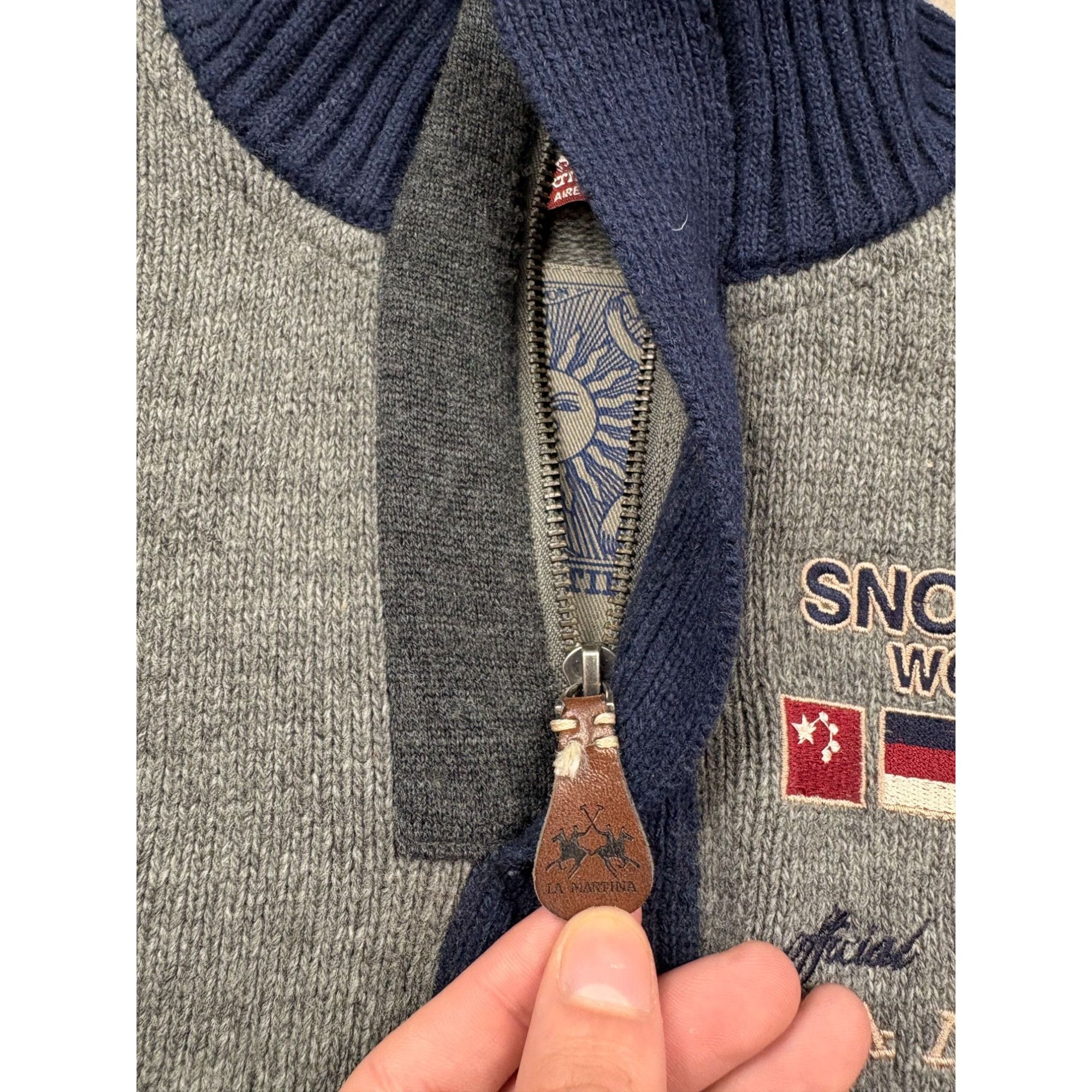 La Martina ARCHIVAL LA Martina "Snow Polo World Cup" Quarter-Zip – Eli Size US S / EU 44-46 / 1 - 4 Thumbnail