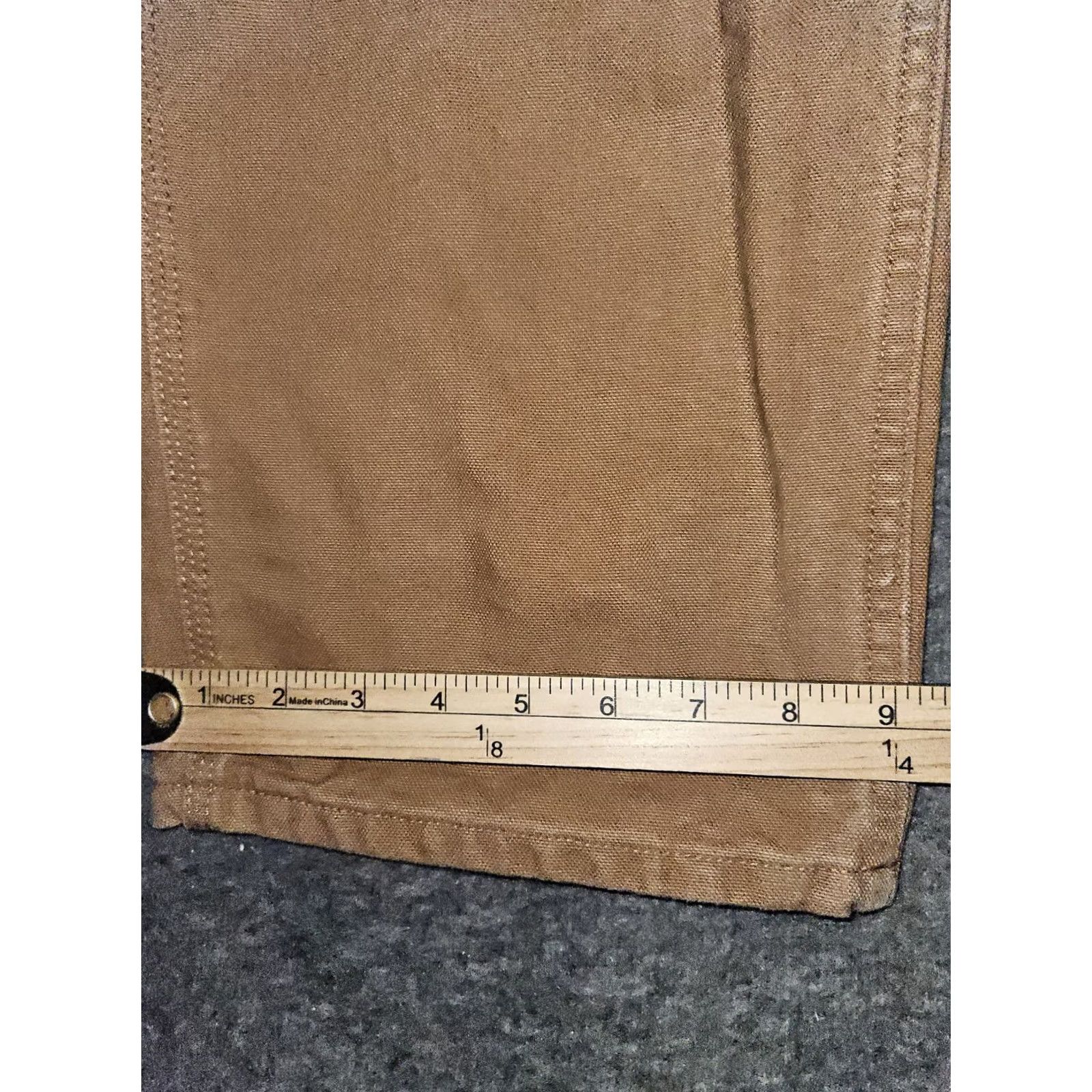 Carhartt Carhartt Jeans Caprpenter Canvas Brown High Rise 32x32 Men's Regular 31in Inseam Logo Workwear Relaxed Straight Shirt? Size US 32 / EU 48 - 7 Thumbnail