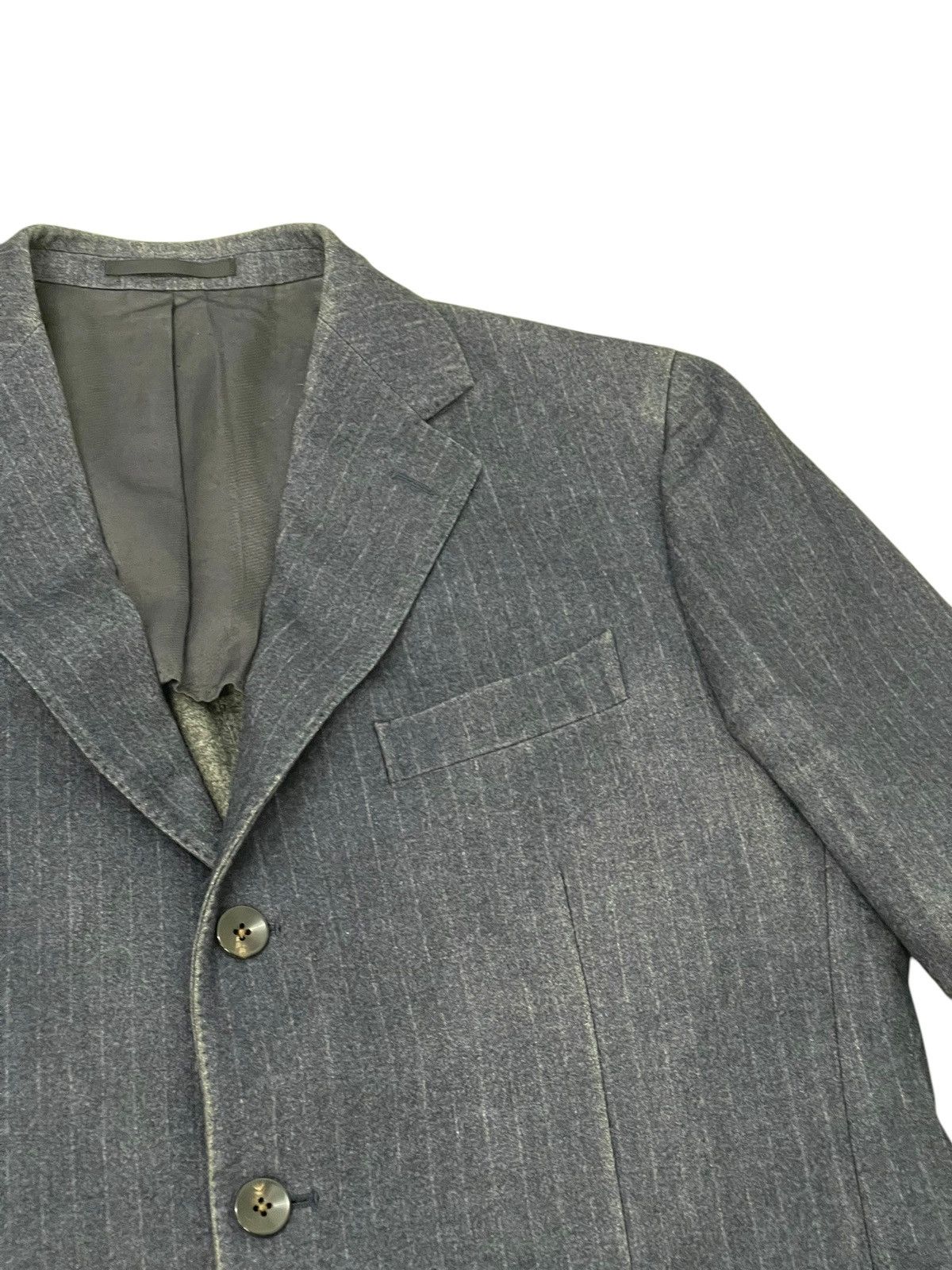 Boglioli Chore Jacket Boglioli Italy Wool Faded Striped 6🟩7 Size US M / EU 48-50 / 2 - 12 Thumbnail