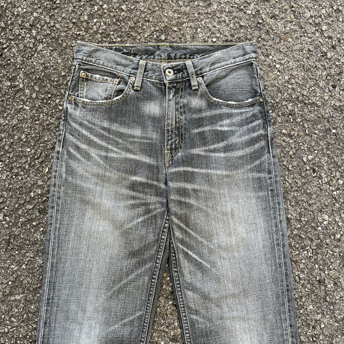 Levi's Vintage Levi’s 502 Black Faded Distressed Denim Jeans Pants Size US 29 - 4 Thumbnail
