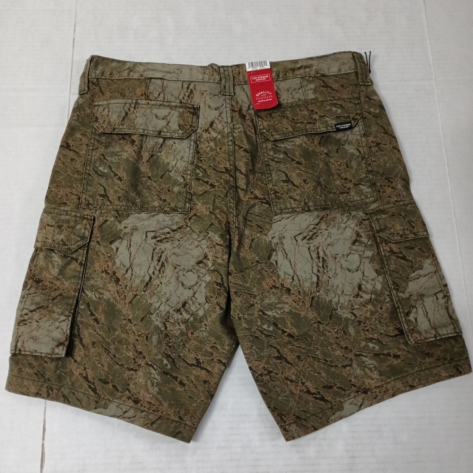 Levi's Levi Strauss Secure Cargo Shorts Men's Size 36 Green Camo Size US 36 / EU 52 - 5 Thumbnail