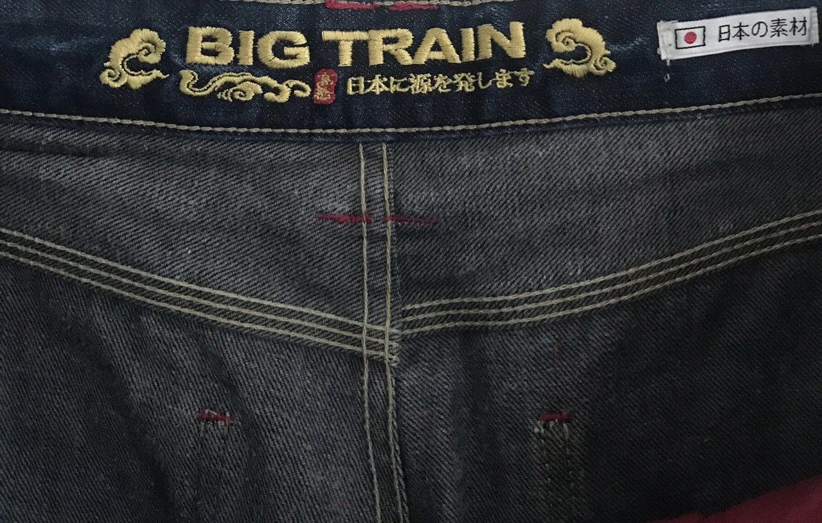 Karakuri Tamashii Japanese Brand Big Train Distressed Denim Sukajan Dragon Size US 35 - 7 Thumbnail