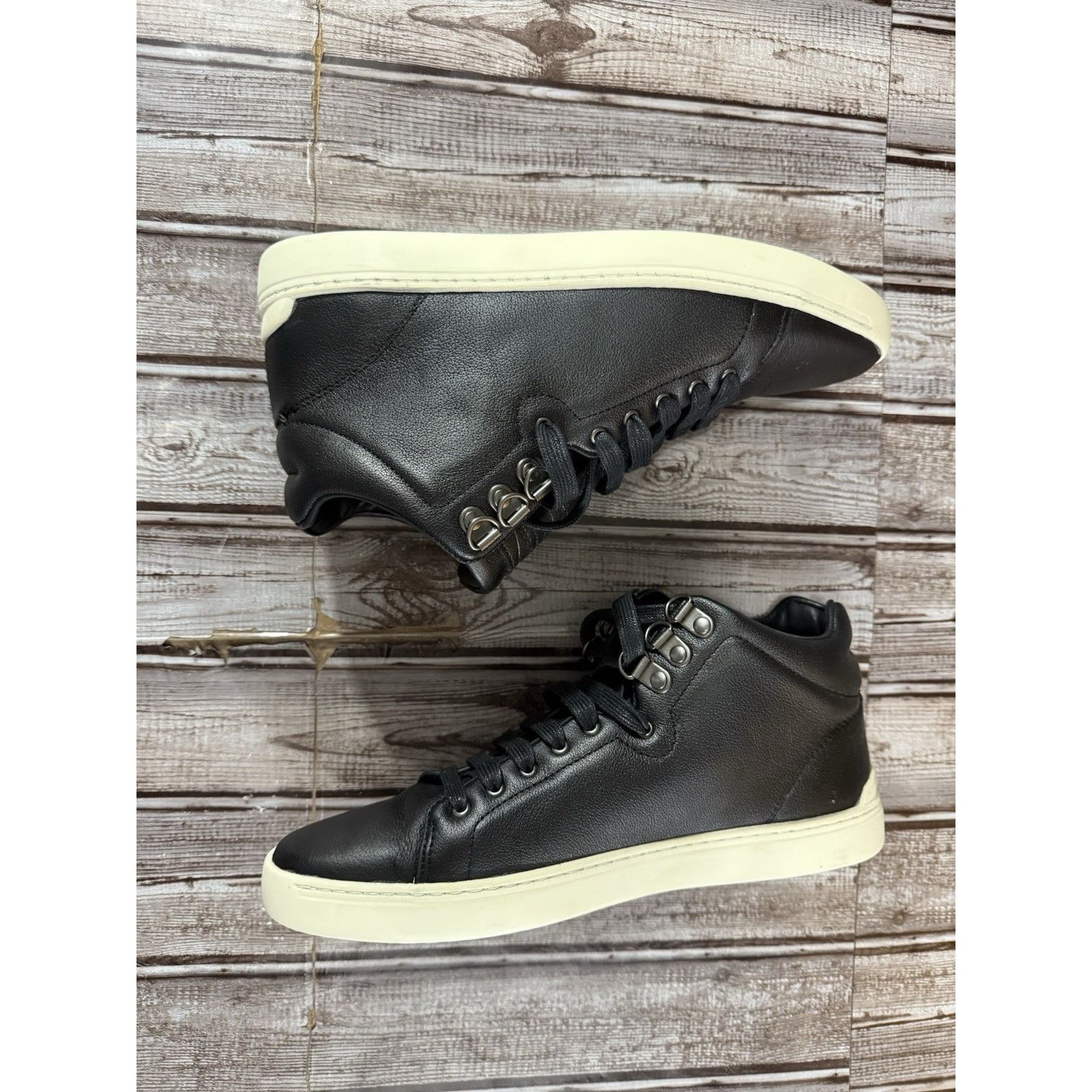 Rag & Bone Rag & Bone Kent High Top Leather Sneakers Size 37.5 US 7.5 Size US 7.5 / IT 37.5 - 8 Thumbnail