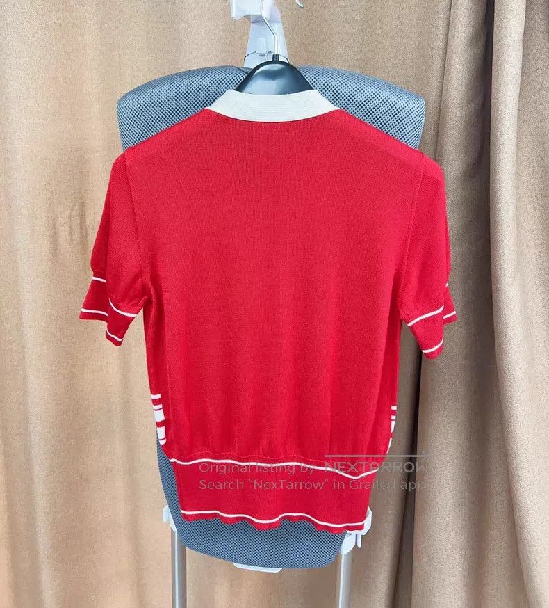 Hermes Hermes Printed Knit Top with Cashmere and Silk Size XS / US 0-2 / IT 36-38 - 5 Thumbnail