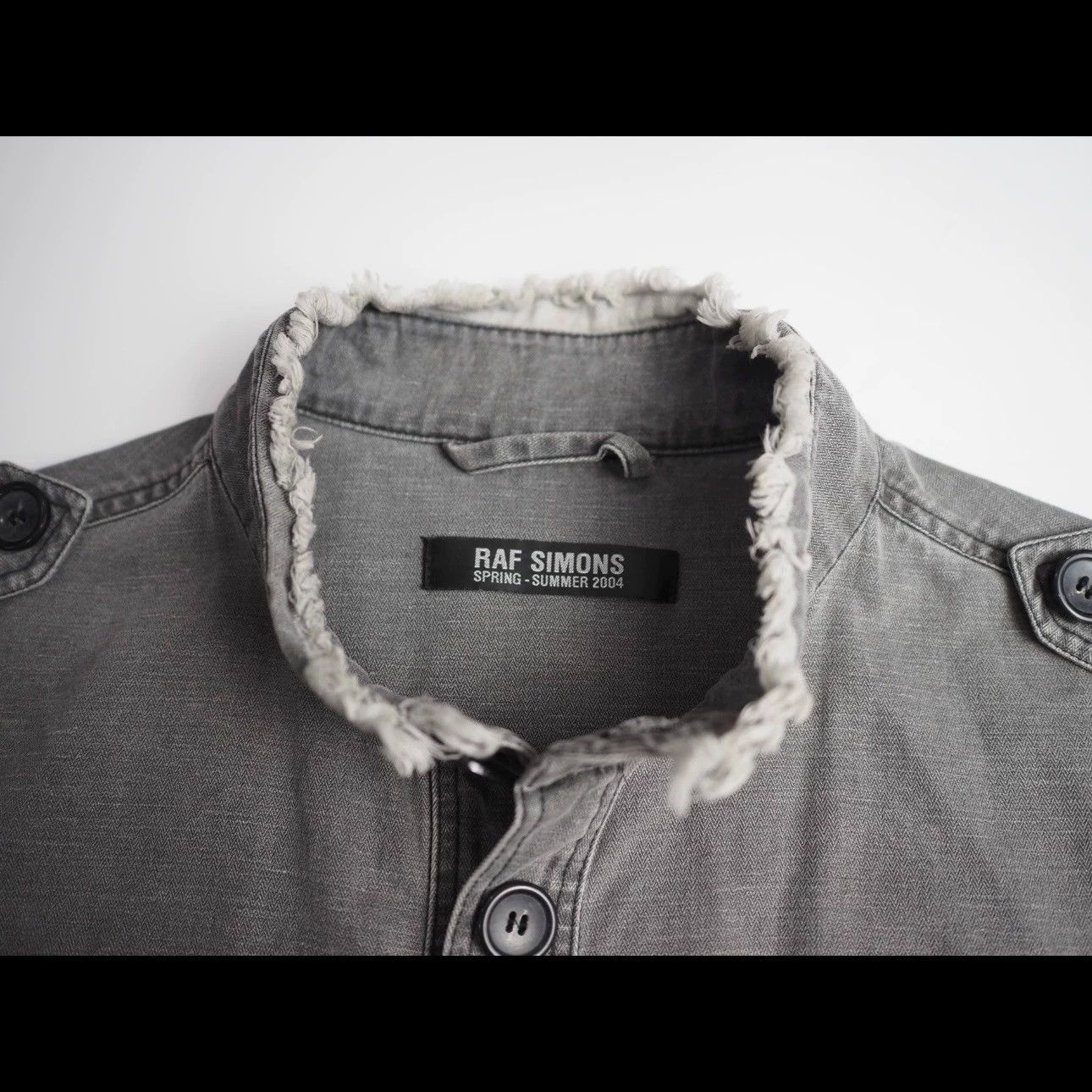 Raf Simons Raf Simons Face jacket behind the gray religious period-250 Size US M / EU 48-50 / 2 - 8 Thumbnail