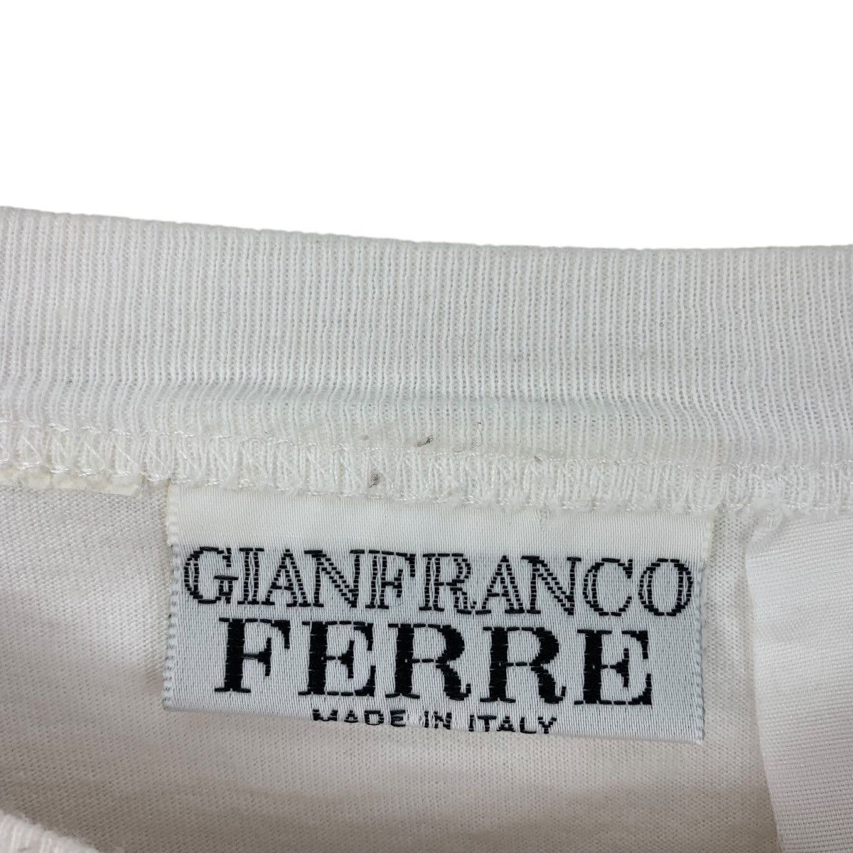 Gianfranco Ferre × Japanese Brand × Vintage Vintage 90s GIANFRANCO FERRE big printed embroidery tee Size US L / EU 52-54 / 3 - 3 Thumbnail