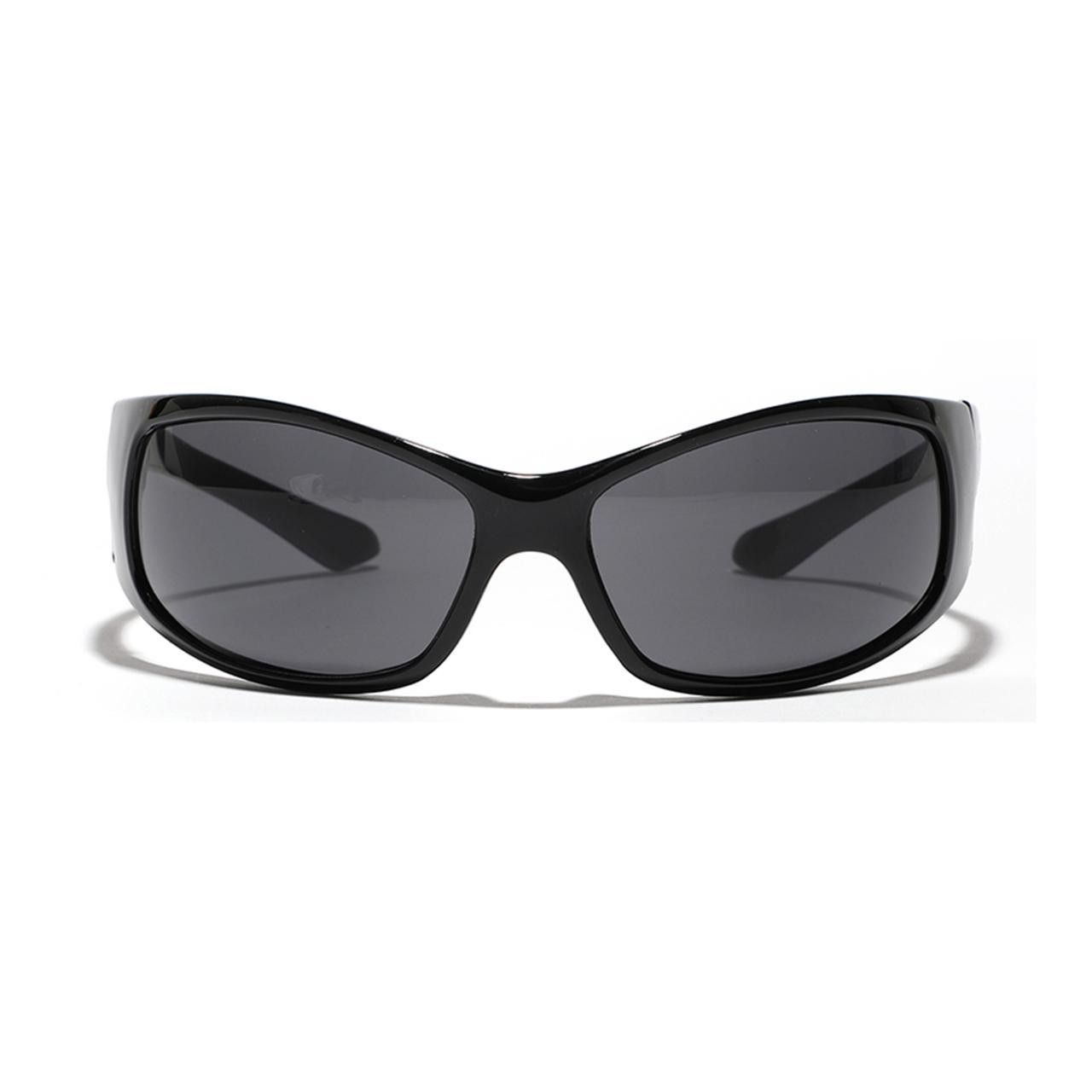 Japanese Brand Y2k Avant Garde Futuristic Cat Eye Black Sunglasses Unisex Size ONE SIZE - 6 Thumbnail
