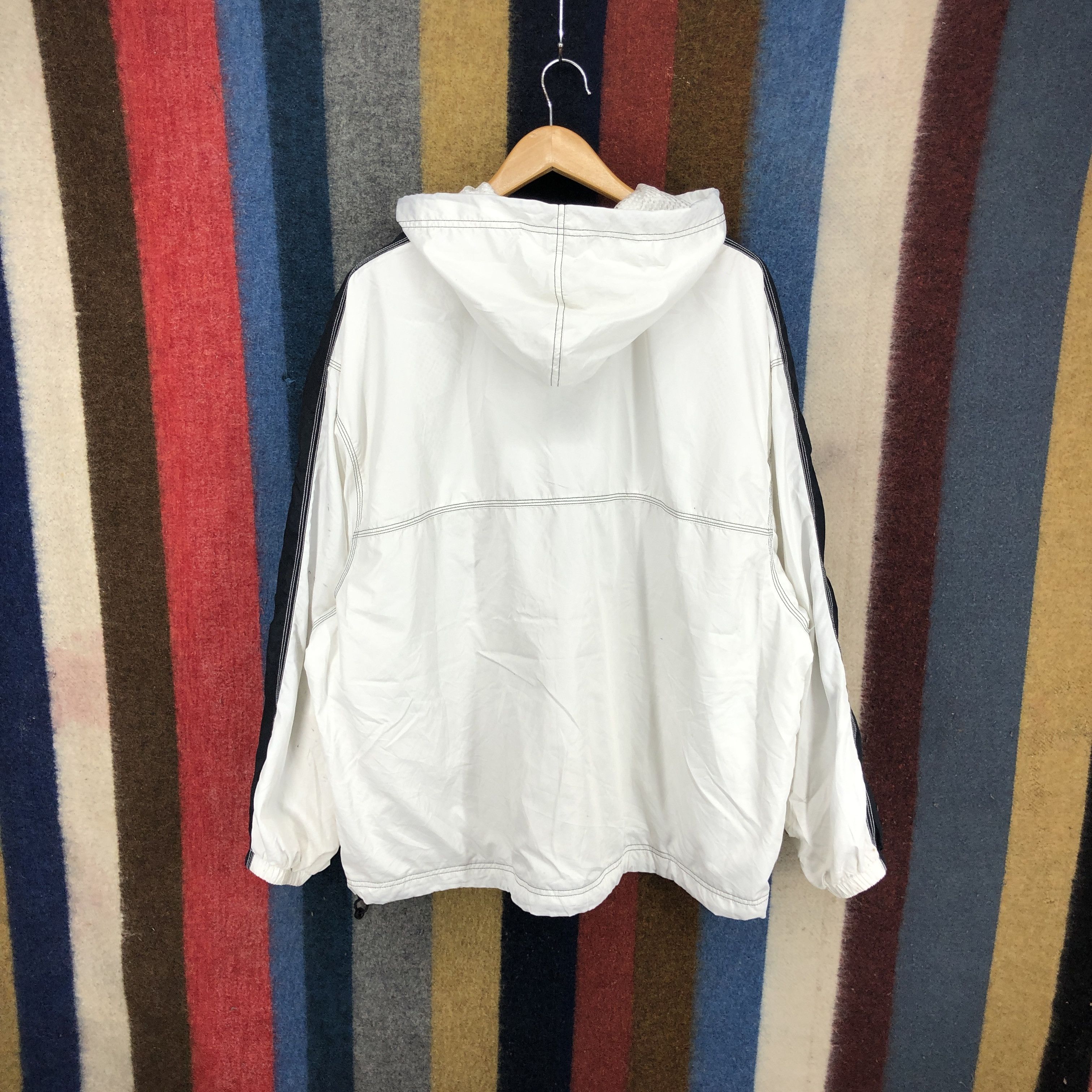 Nike 90s Vintage NIKE SILVER LABEL Hooded Windbreaker #2667-96 Size US XXL / EU 58 / 5 - 7 Thumbnail
