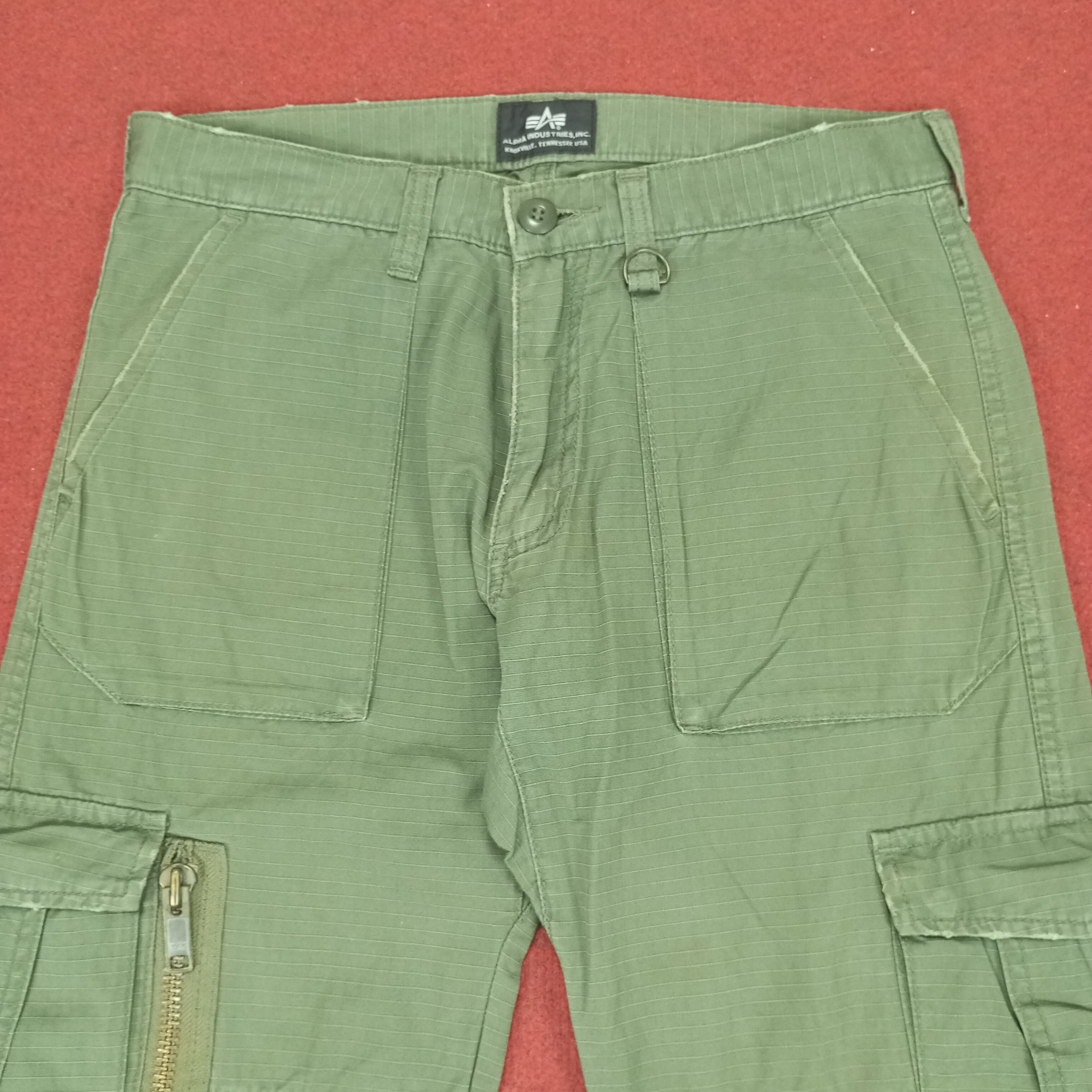 Alpha Industries × Vintage Alpha Industries Cargo Pocket Style Pants Size US 31 - 2 Thumbnail