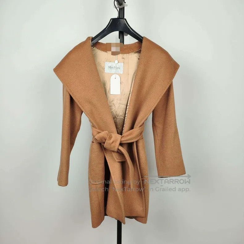 Max Mara Max Mara Camel Hair Hooded Coat Size M / US 6-8 / IT 42-44 - 1 Thumbnail