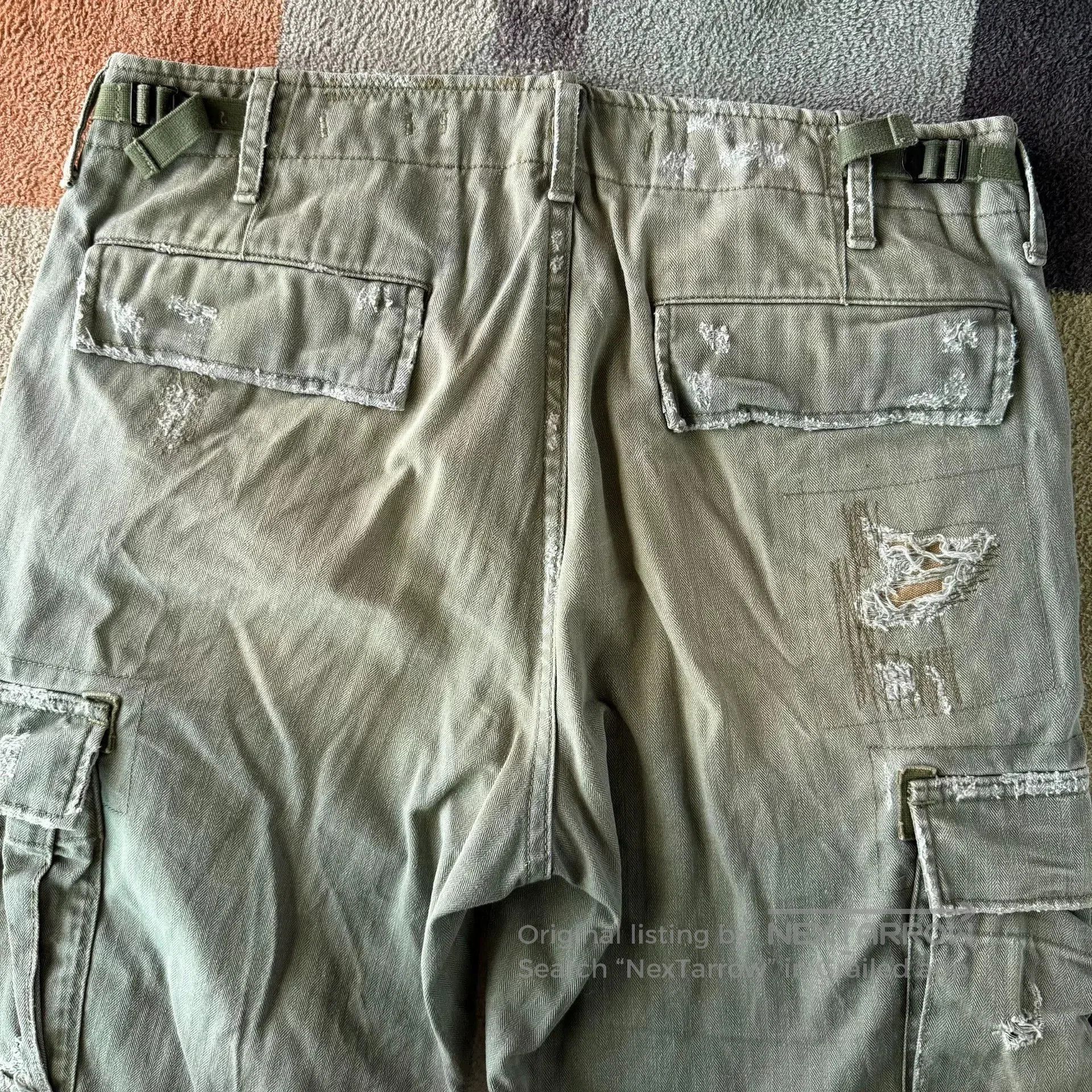 Denim & Supply Ralph Lauren Ralph Lauren Denim Supply Patch Cargo Pants. Size US 31 - 7 Thumbnail