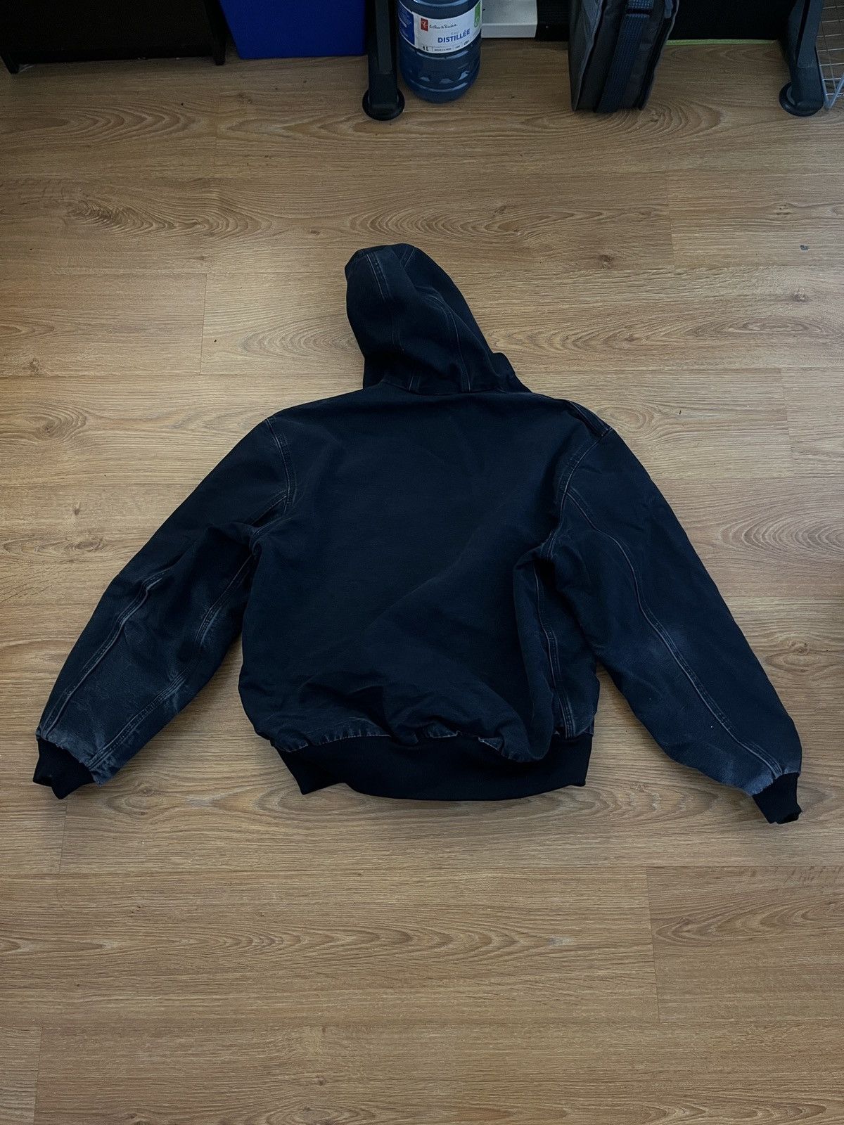 Carhartt vtg carhartt hooded jacket blue Size US L / EU 52-54 / 3 - 6 Thumbnail