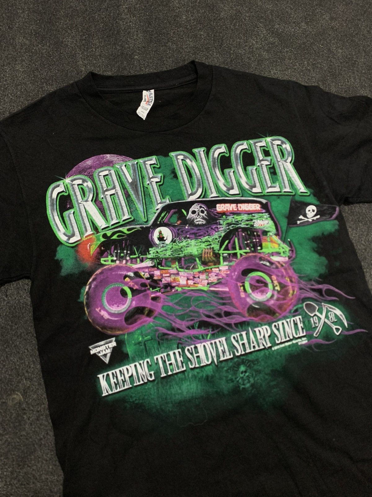 Alstyle Monster jam grave digger tshirt Size US S / EU 44-46 / 1 - 2 Thumbnail