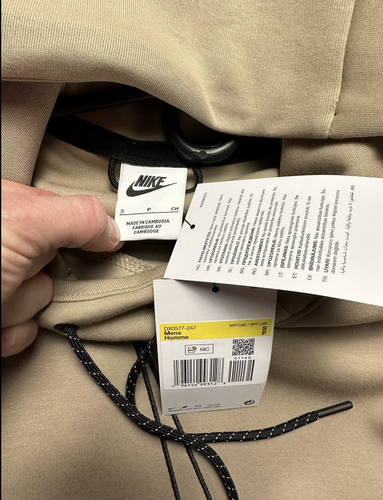 Nike Nike Tech Fleece hoodie big logo rare size S drill Size US S / EU 44-46 / 1 - 4 Thumbnail