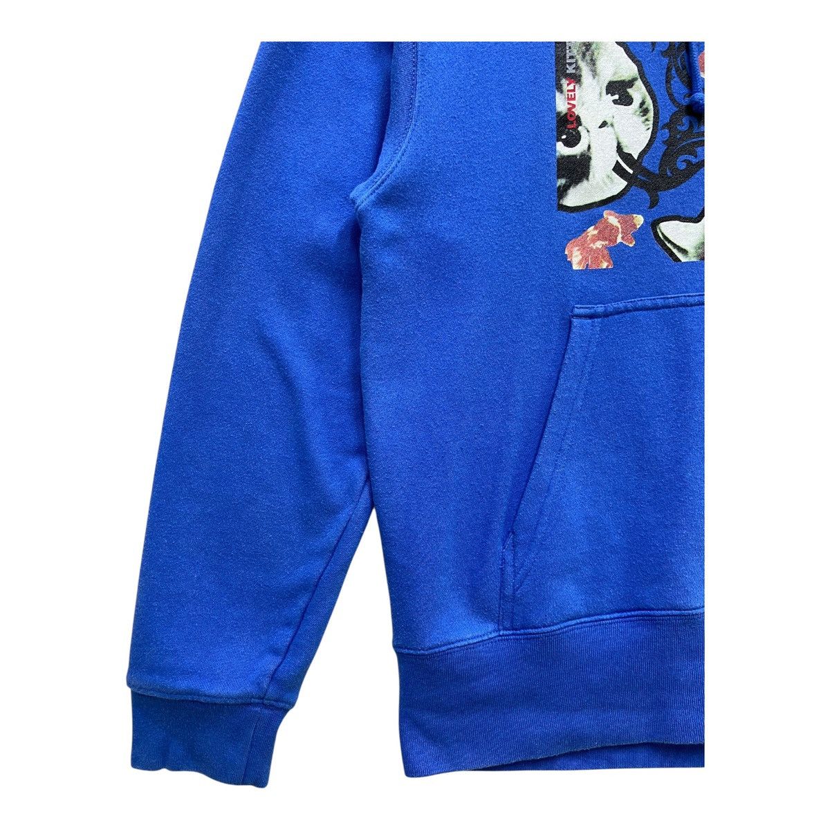 Beams Japan Vintage Beams T Japan Hoodie Neko Chan Cat Graphic Blue M Size US M / EU 48-50 / 2 - 4 Thumbnail
