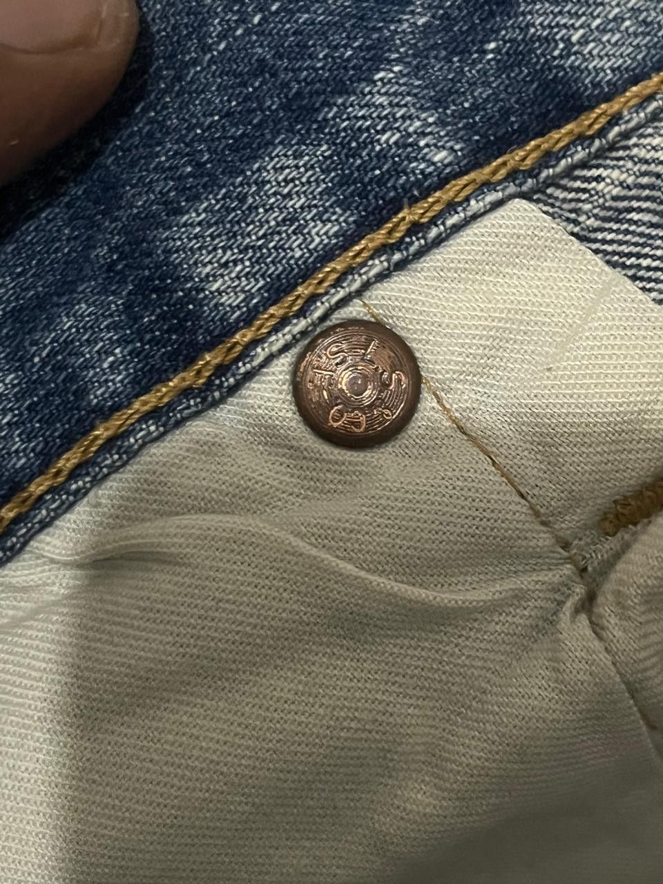 Vintage 2007 Levis 501-0069 Custom Distrassed Repaired Denim