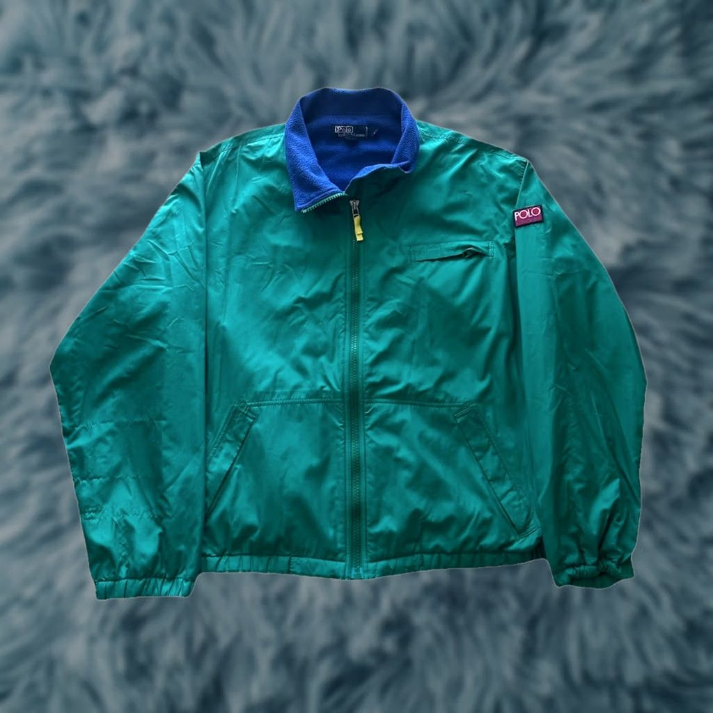 Polo Ralph Lauren VINTAGE Polo Ralph Lauren Jacket Bomber Nylon Fleece Lined HI-TECH Golf Green L Mens Size L Size US L / EU 52-54 / 3 - 1 Thumbnail