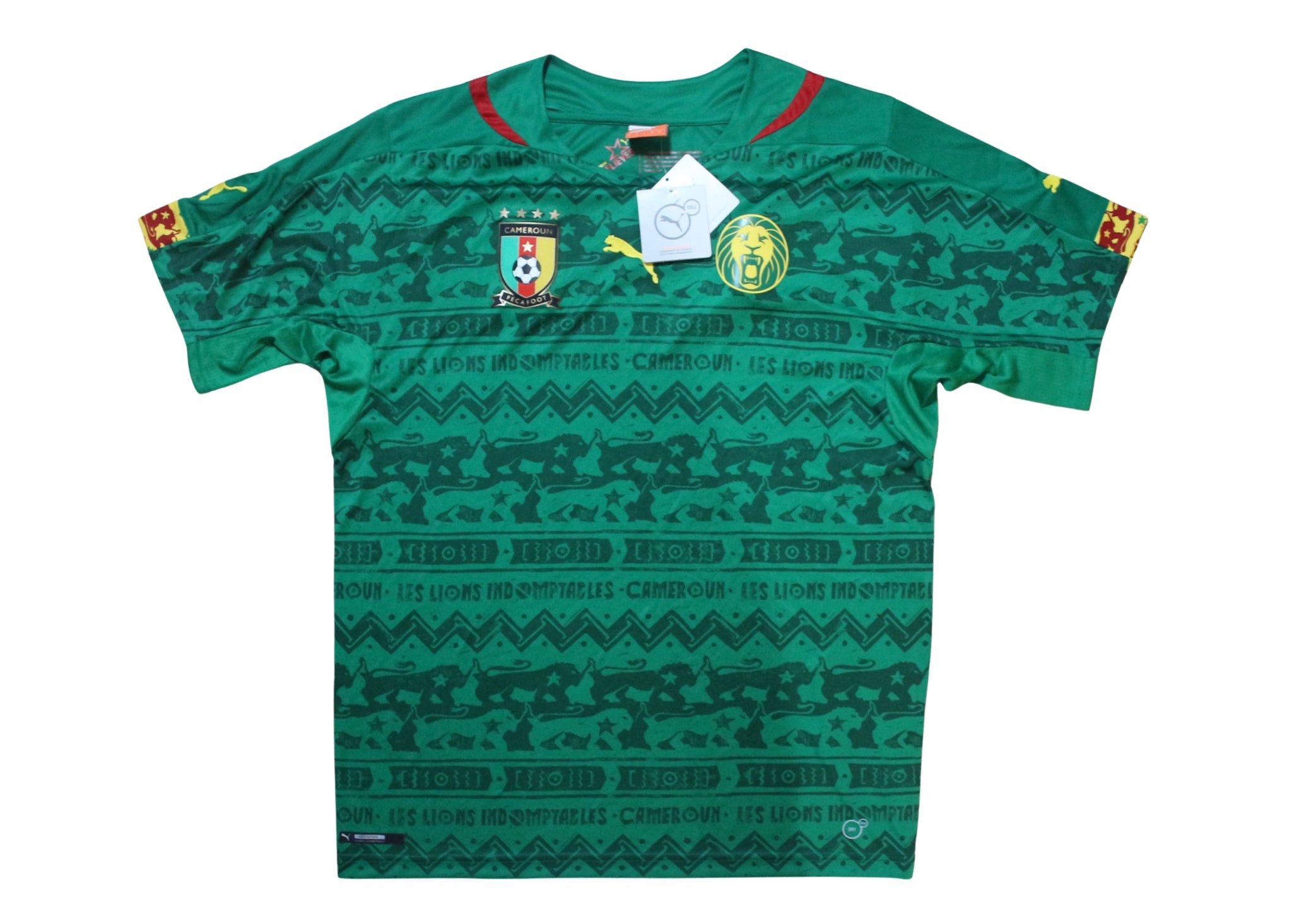 Puma 2014-2016 CAMEROON HOME JERSEY L Size US L / EU 52-54 / 3 - 1 Preview