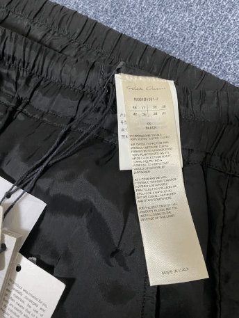 Rick Owens Rick Owens Black Drawstring Cargo Pants Men's Size 48 Size US 32 / EU 48 - 3 Thumbnail