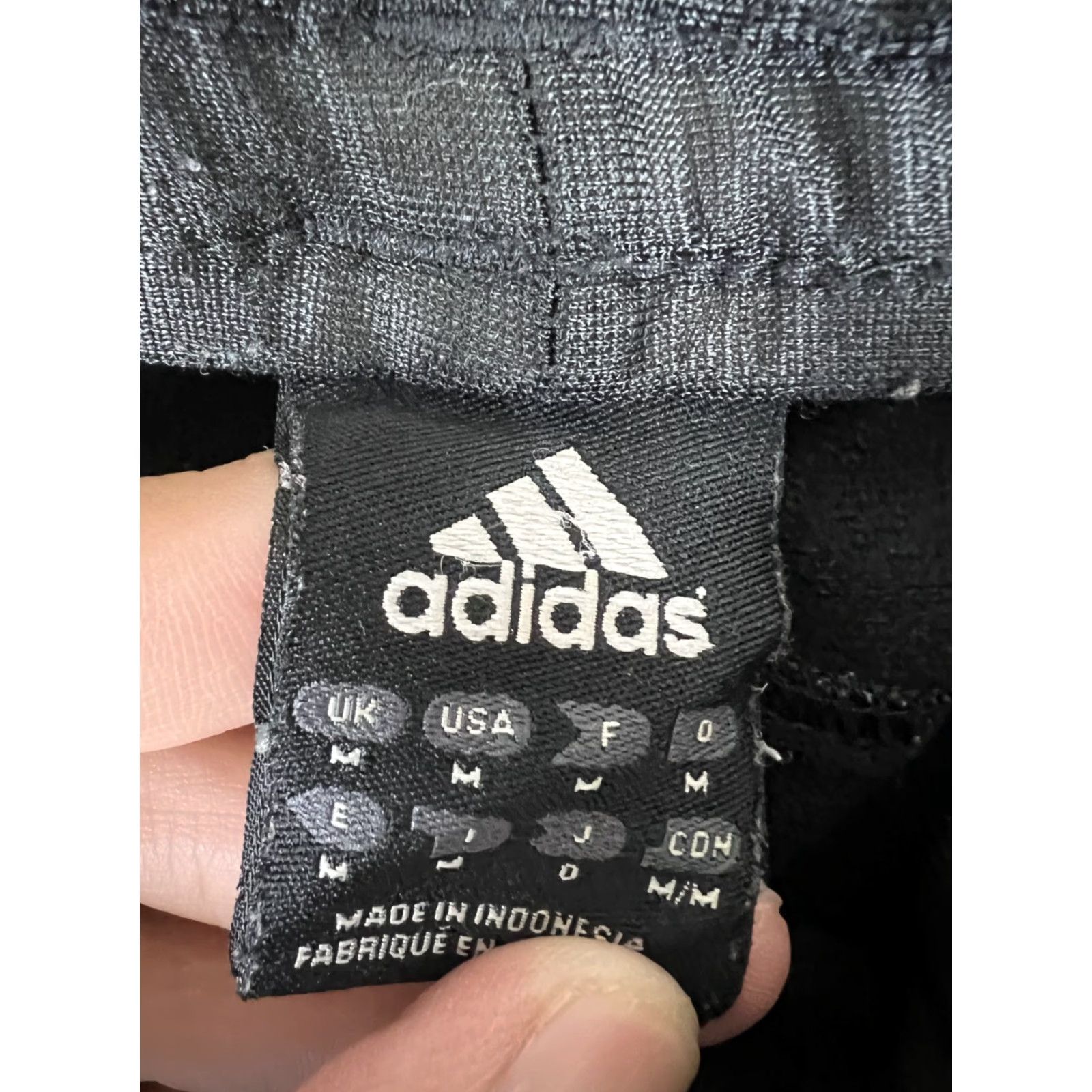 Adidas Adidas Sweatpants Mens Medium Black Elastic Waist Athletic Warm Up 3 Stripes Pants Mens Black Athletic Sweatpants Size US 31 - 7 Thumbnail