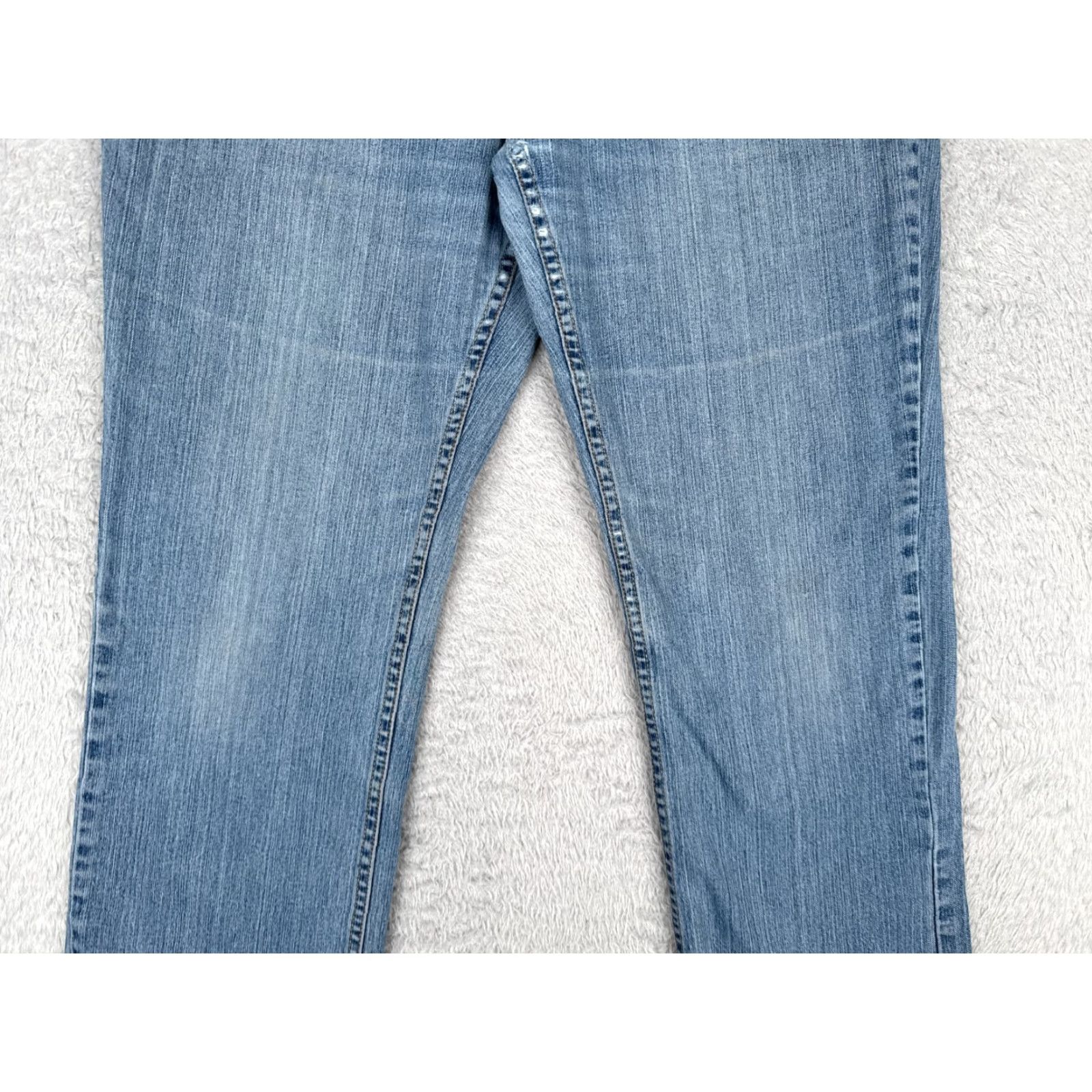 Coldwater Creek Coldwater Creek Jeans 14 Womens Blue Denim Straight High Rise Cotton 32x28 Size 36" / US 14 / IT 50 - 3 Thumbnail