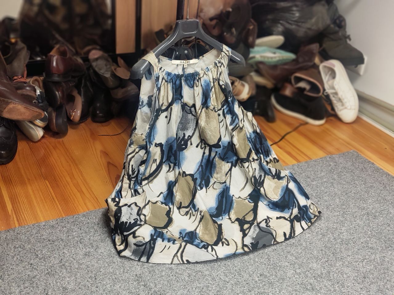 Other Hache Italy Design Paint Cotton Oversized Blouse with straps Size M / US 6-8 / IT 42-44 - 16 Thumbnail