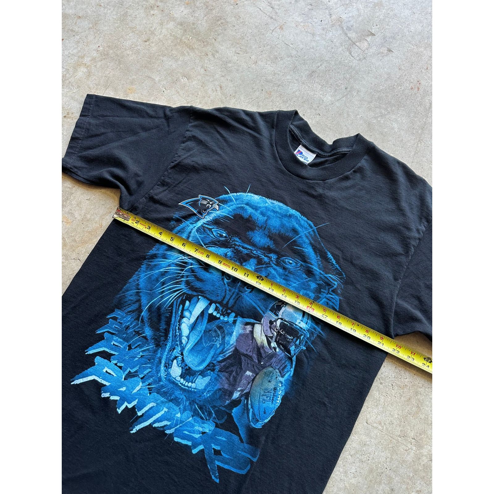NFL × Pro Player × Vintage Vintage Carolina Panthers Pro Player 1990s Graphic T-Shirt Size US L / EU 52-54 / 3 - 5 Thumbnail