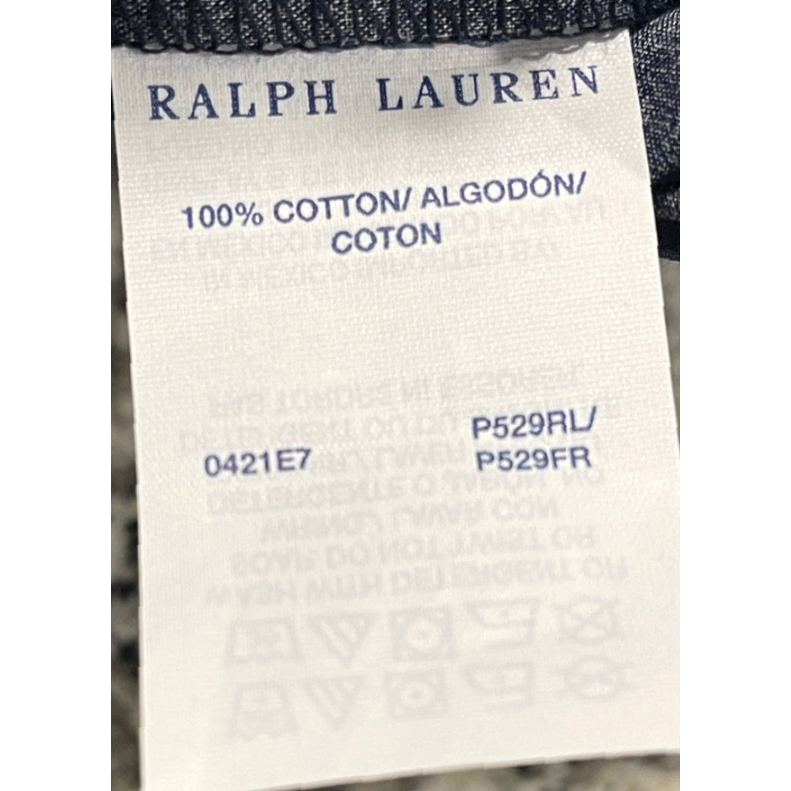 Polo Ralph Lauren Polo Ralph Lauren Surf Woven Button Up Short Sleeve Shirt L Navy Blue Size US L / EU 52-54 / 3 - 7 Thumbnail