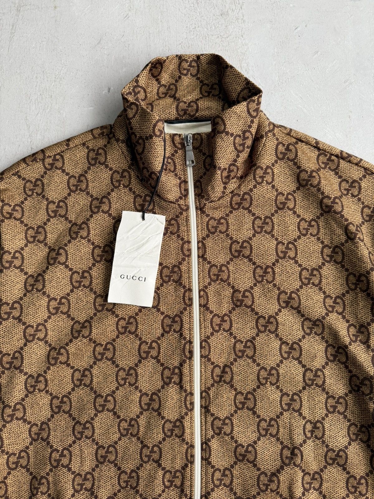 Gucci Gucci - “Animal” Monkey Monogram Track Jacket Size US XL / EU 56 / 4 - 8 Thumbnail