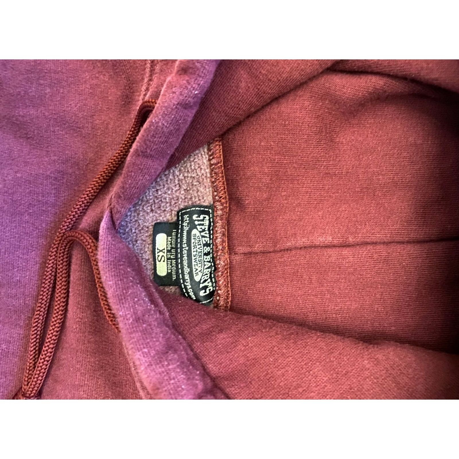 Vintage VINTAGE Virginia Tech Hokies Hoodie Sweatshirt Mens XS Steve Barry's Reversible Embroidered Gold Crew Neck Knit Cotton/Polyester Sweatshirt Size US XS / EU 42 / 0 - 4 Thumbnail