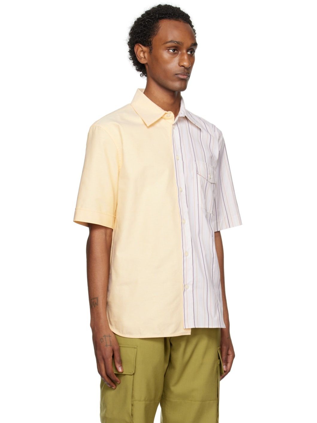 Marni o1w1db10125 Paneled Shirt in Multicolor Size US S / EU 44-46 / 1 - 4 Thumbnail
