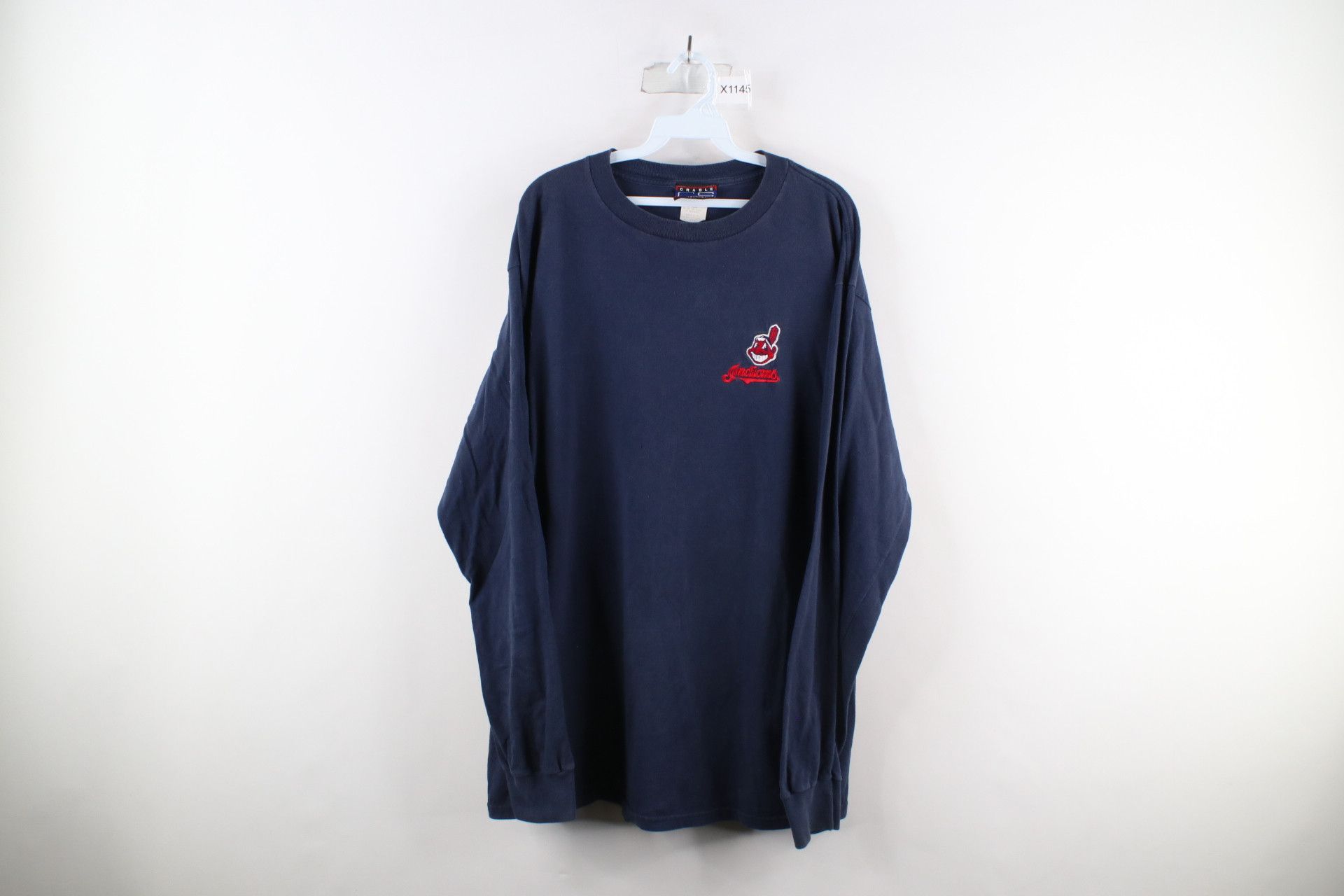 Vintage Vintage 90s Wahoo Cleveland Indians Long Sleeve T-Shirt Size US XL / EU 56 / 4 - 1 Thumbnail