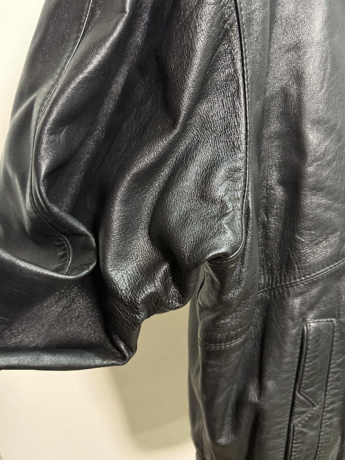 Yves Saint Laurent YSL vintage leather jacket Size US XL / EU 56 / 4 - 6 Thumbnail