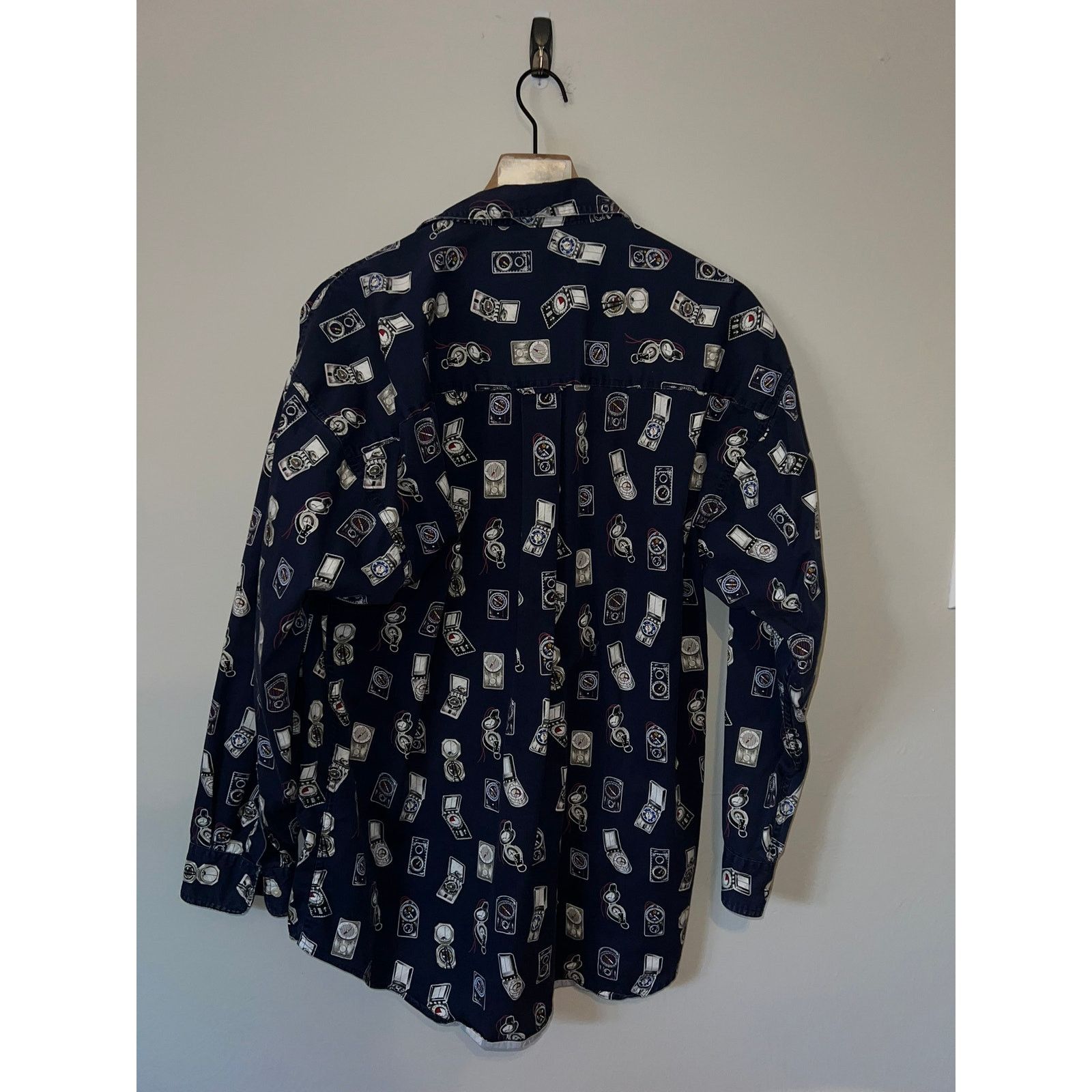 Ralph Lauren Chaps Ralph Lauren Boating Button Up Shirt Sail Devices Blue Size US L / EU 52-54 / 3 - 8 Thumbnail