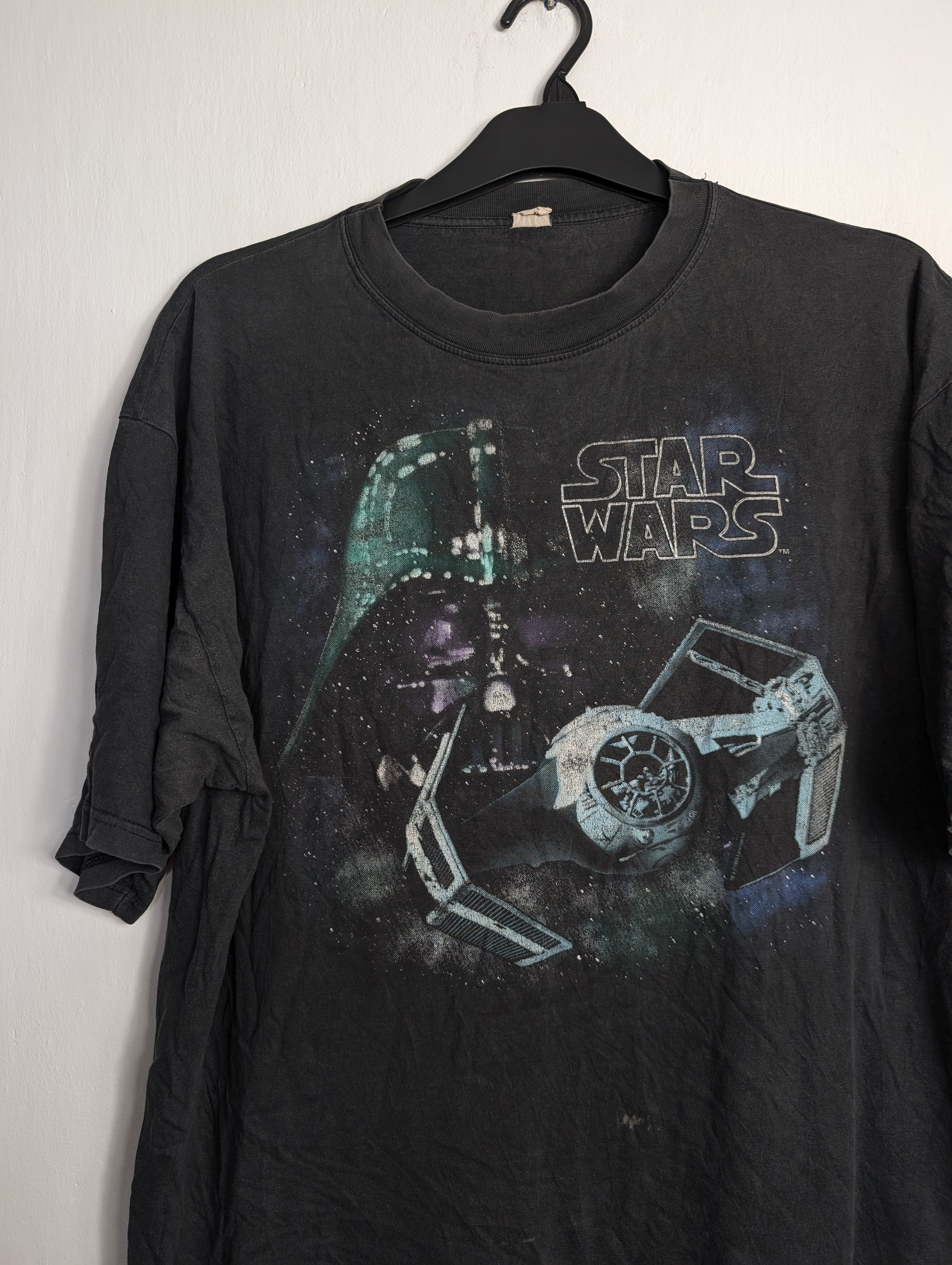 Star Wars Vintage 1995 Star Wars Darth Vader T-shirt Boxy Retro Y2K Size US XL / EU 56 / 4 - 3 Thumbnail