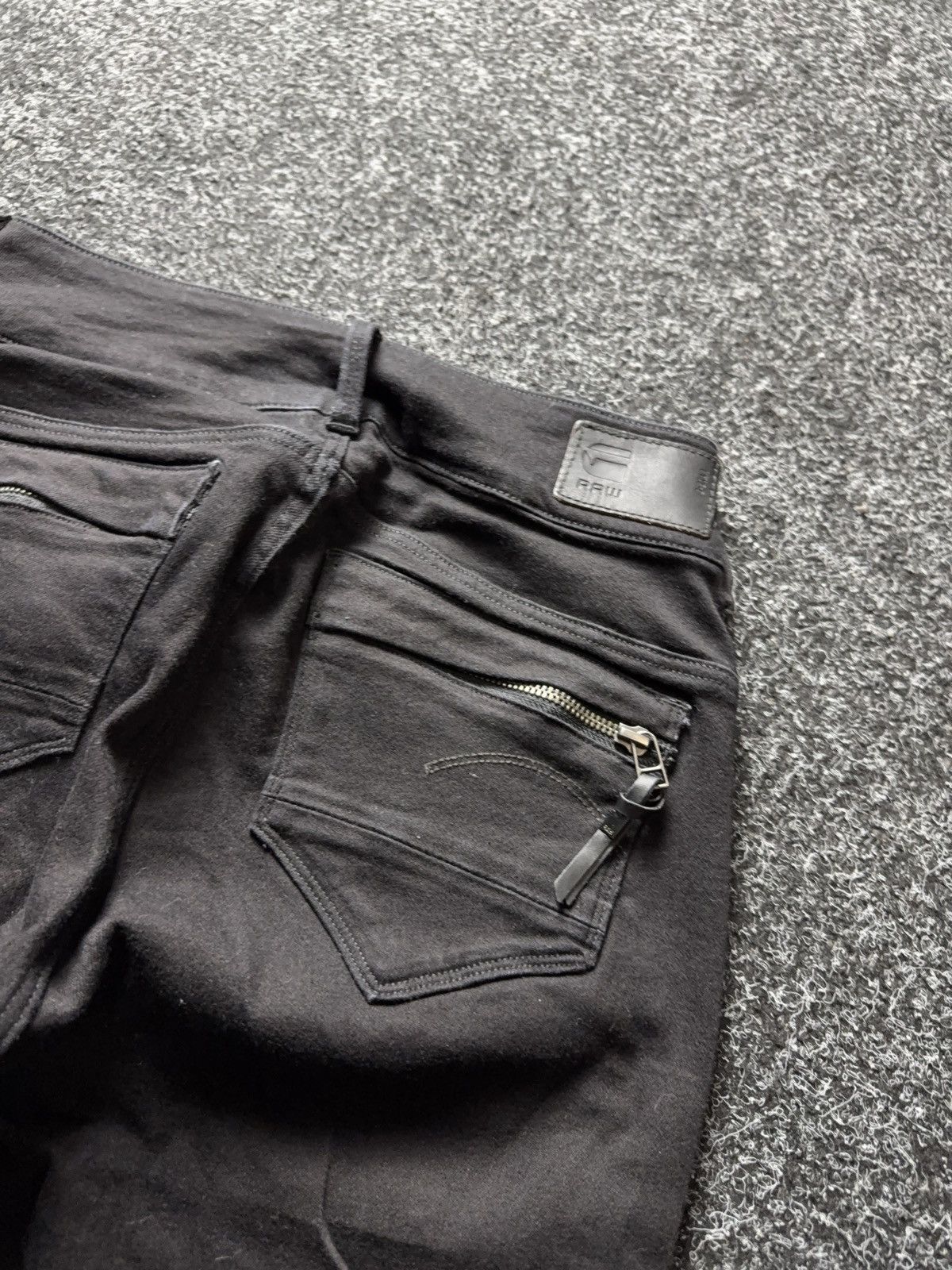 G-Star Y2K 00s vntg G-Star RAW Midge Cody Mid Skinny Black Jeans Size 28" / US 6 / IT 42 - 17 Thumbnail