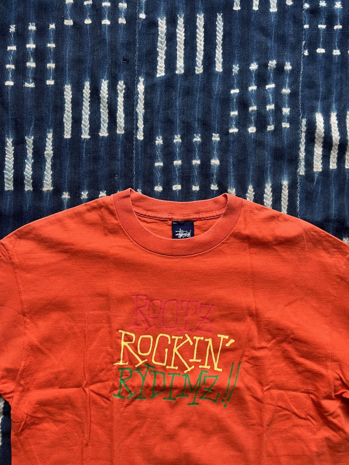 Stussy Stussy OG Roots Rockin Rydimz Tee – 90s USA made Size US L / EU 52-54 / 3 - 3 Thumbnail
