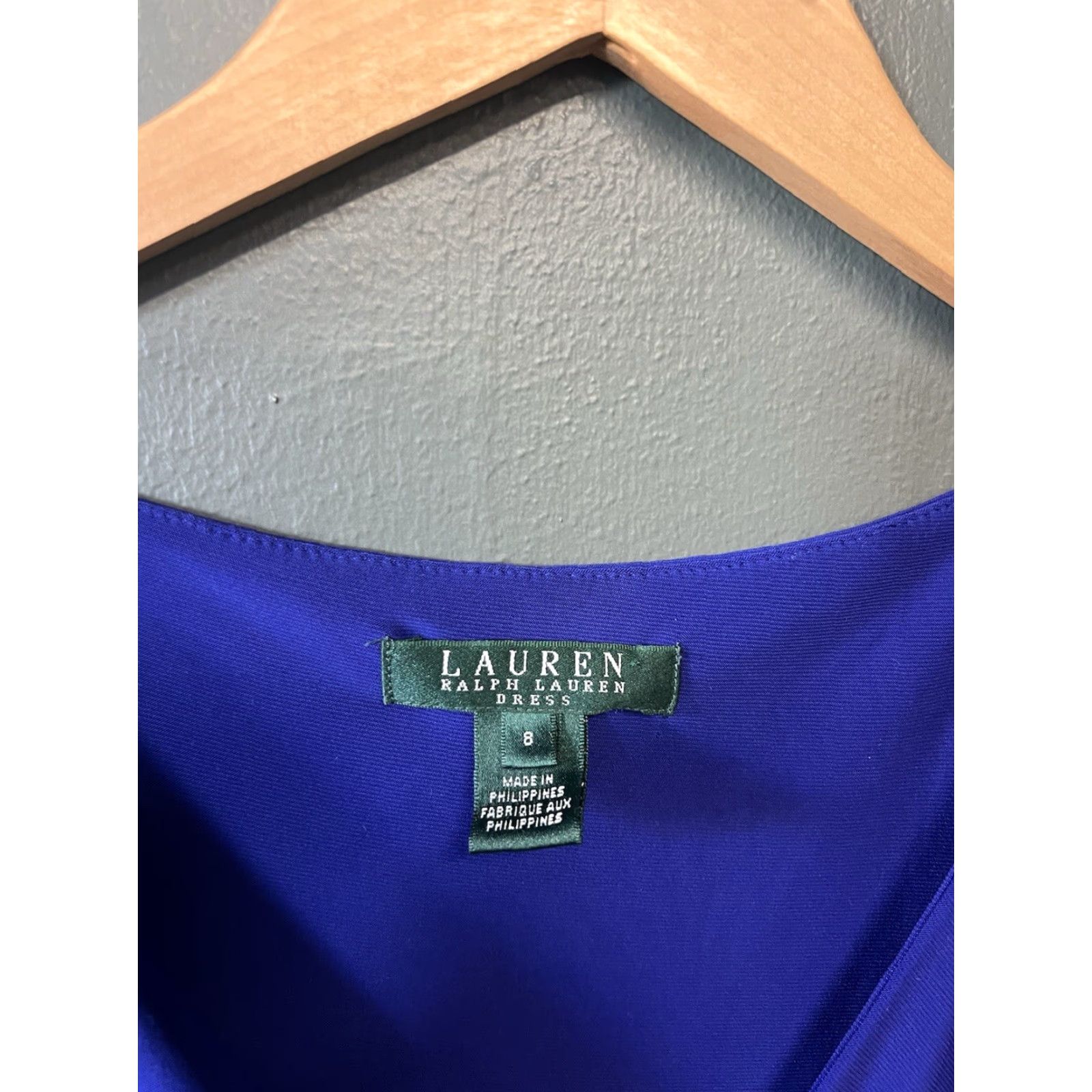 Ralph Lauren Lauren Ralph Lauren Womens Dress Sleeveless Knee Length Blue Size 8 Fit & Flare Men/Women style? Size M / US 6-8 / IT 42-44 - 3 Thumbnail
