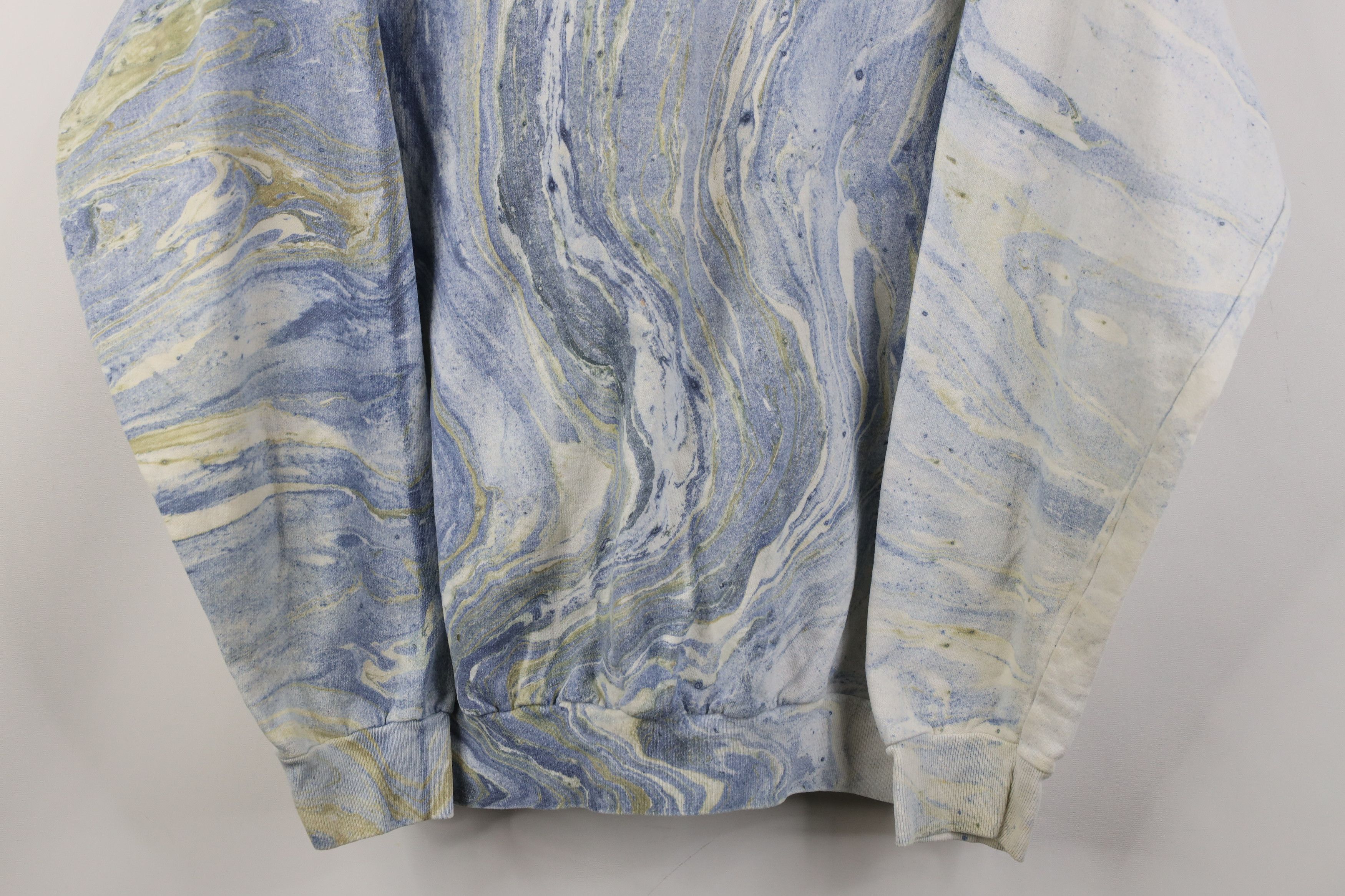 Vintage Vintage 90s Streetwear Paint Splatter Crewneck Sweatshirt Size L / US 10 / IT 46 - 3 Thumbnail