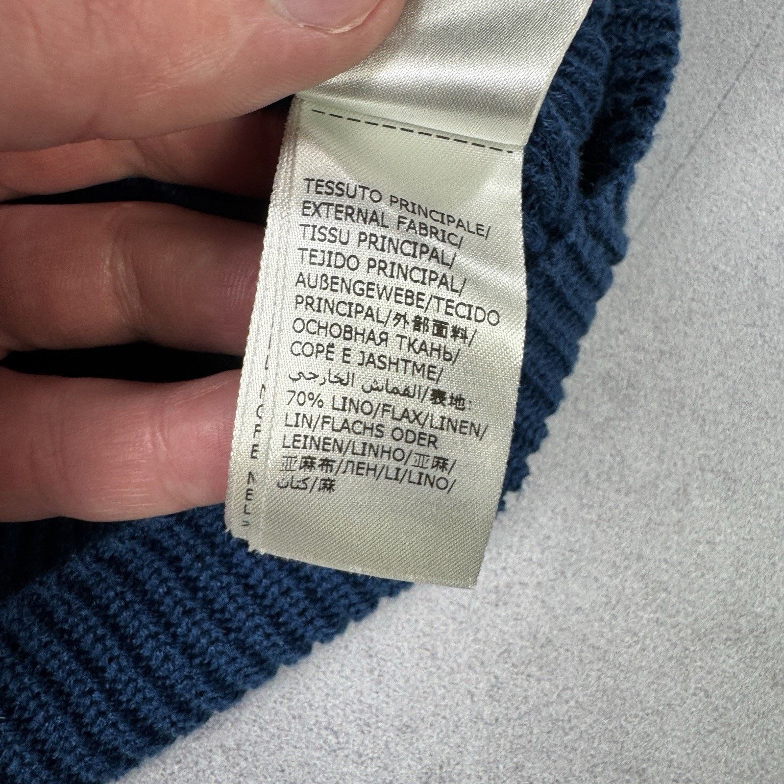 Zanone Zanone Men Cardigan Made In Italy Linen/Cotton Blue Size 48 Size US M / EU 48-50 / 2 - 13 Thumbnail