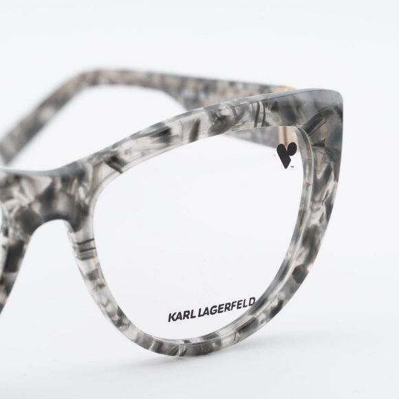 Karl Lagerfeld Karl Lagerfeld KL6133 062 Eyeglasses Textured Grey 54mm Size ONE SIZE - 2 Thumbnail
