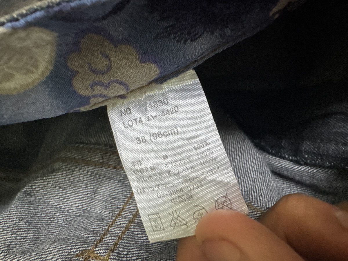 Karakuri Tamashii Karakuri Tamashii Dragon Embroidered Sukajan Denim Jeans Size US 34 / EU 50 - 17 Thumbnail