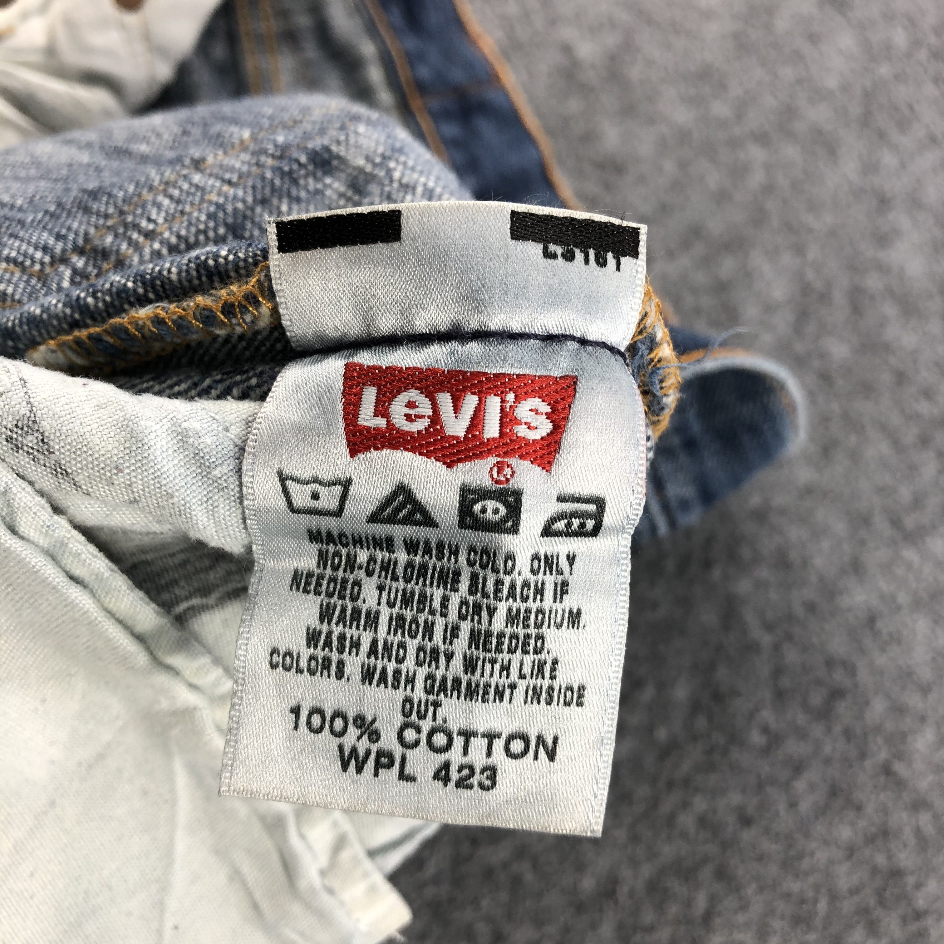 Levi's Vintage Blue Wash Levis 501 Jeans-JM1985 Size US 36 / EU 52 - 11 Thumbnail