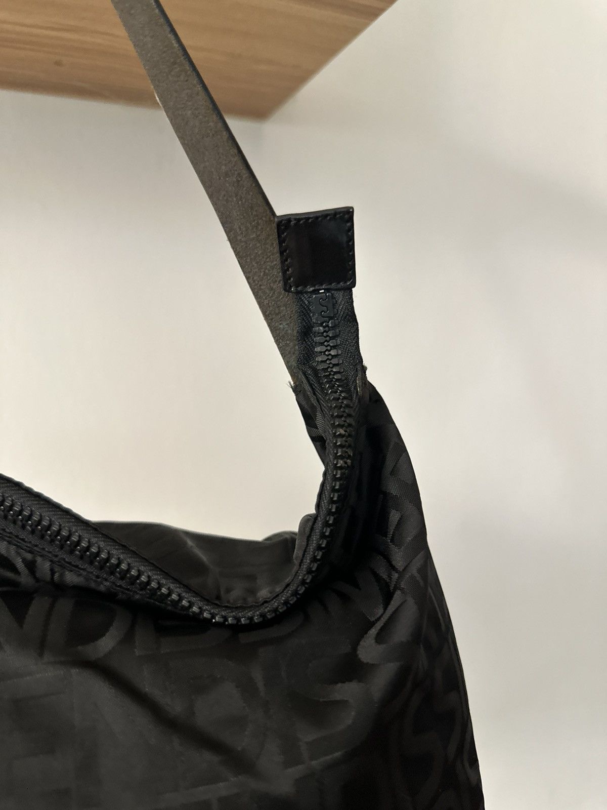 Fendi 1980 - Fendissime By Fendi Monogram Nylon & Leather Handbag Size ONE SIZE - 21 Thumbnail