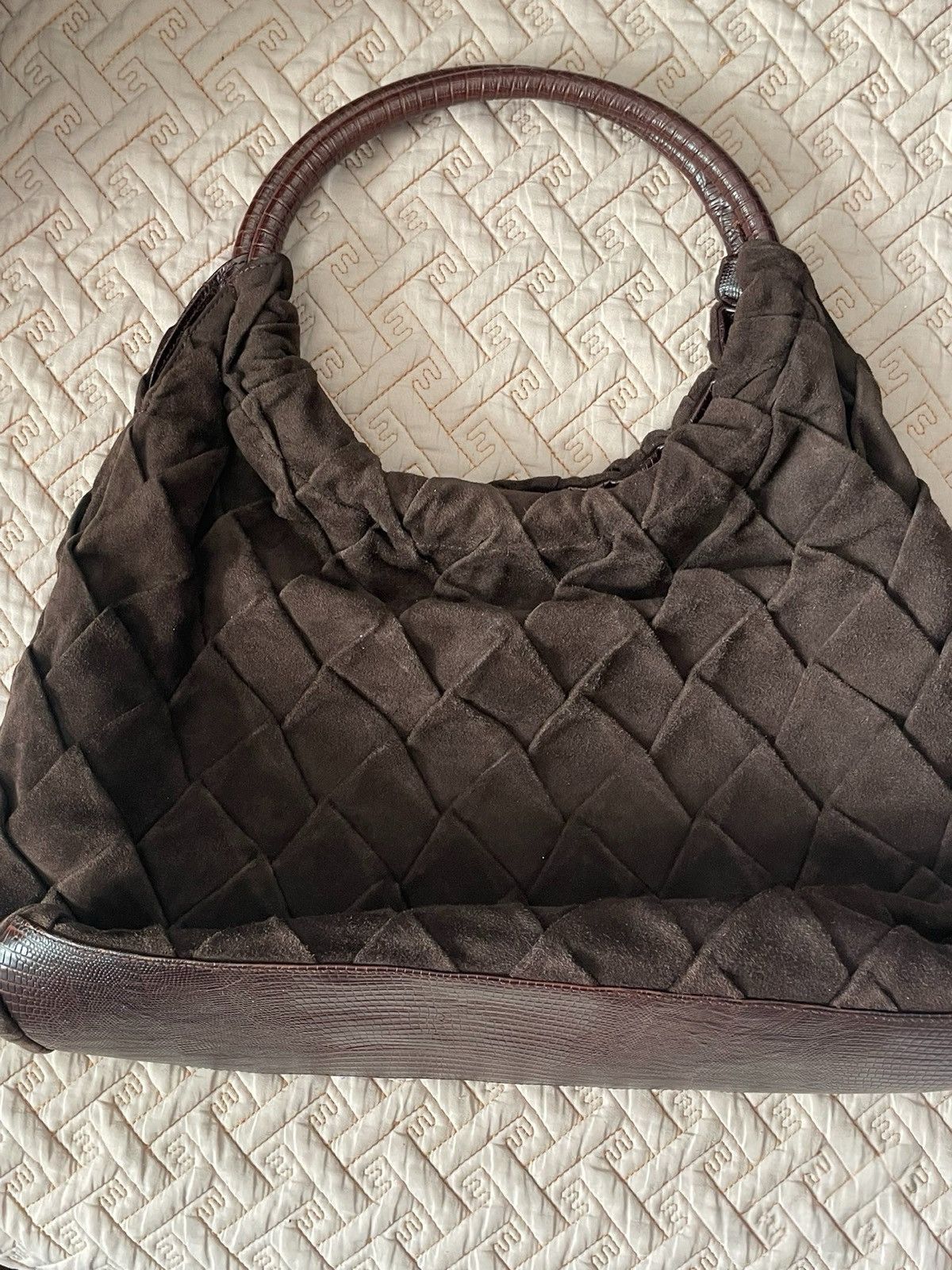 Armani Vintage Giorgio Armani chamois leather bag Size ONE SIZE - 2 Thumbnail
