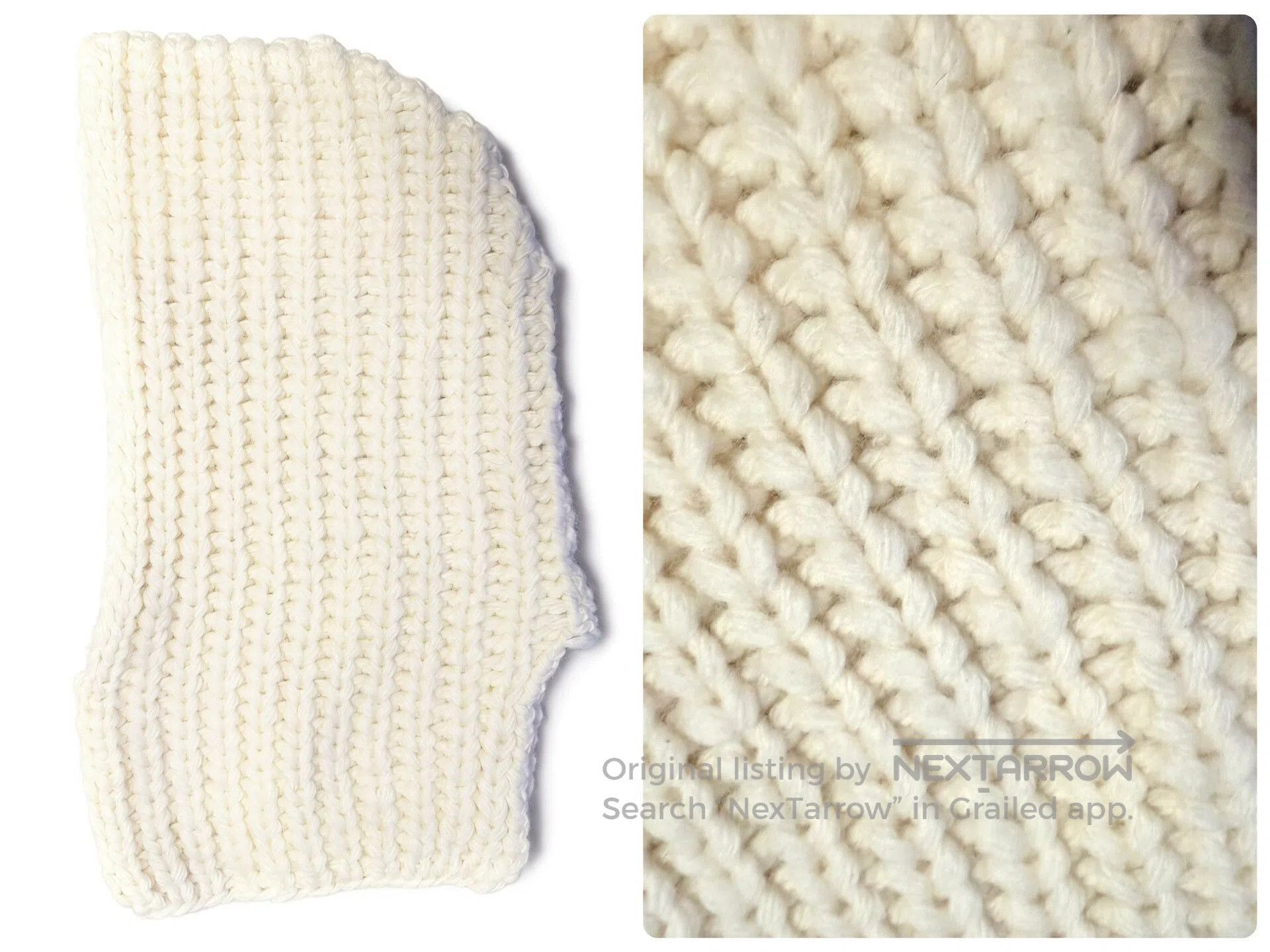 KIJIMA TAKAYUKI KIJIMA TAKAYUKI x CLANE Wool Knit Balaclava. Size ONE SIZE - 6 Thumbnail